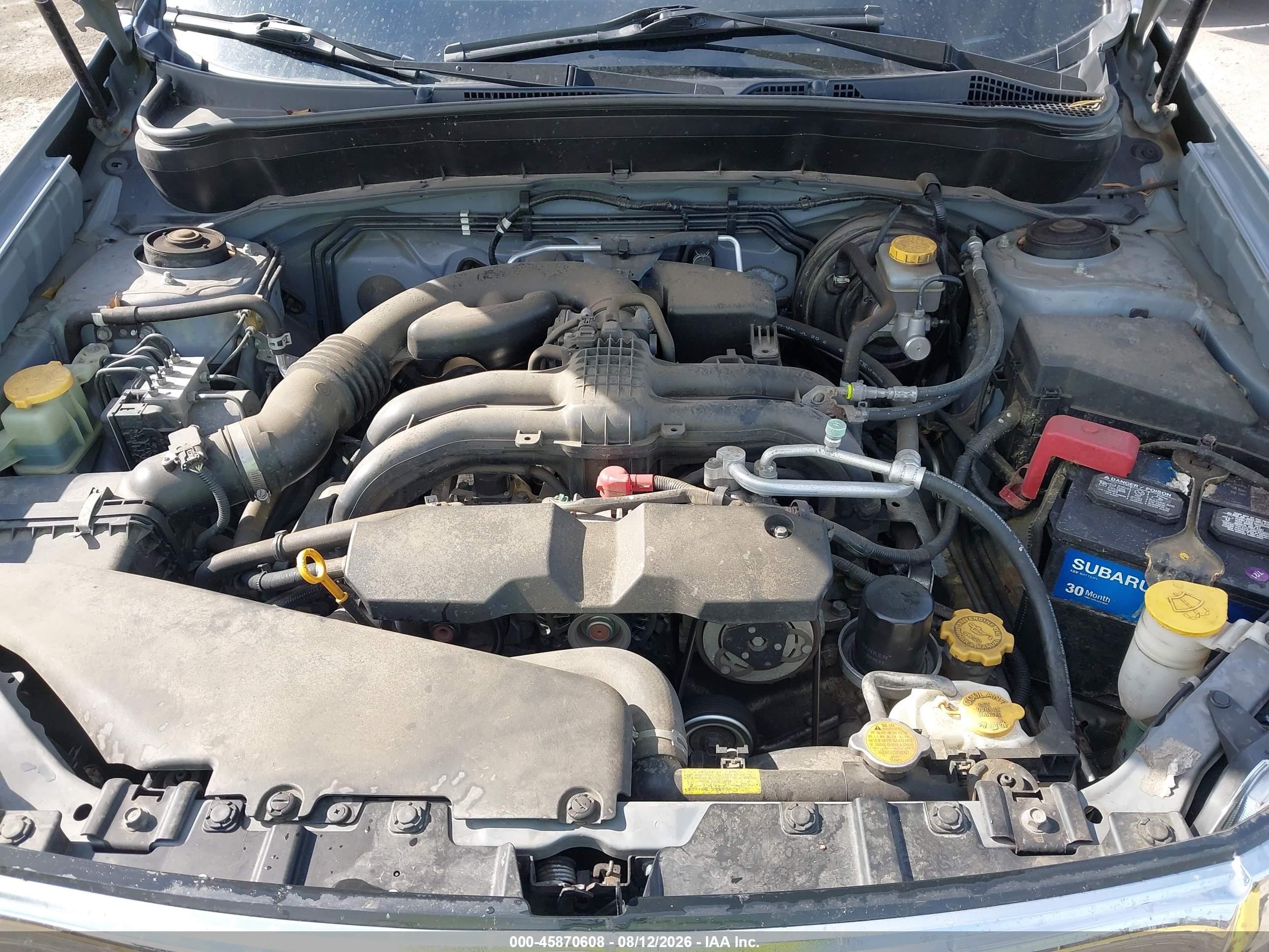2011 Subaru Forester 2.5x Серый vin: JF2SHBBC5BH741707