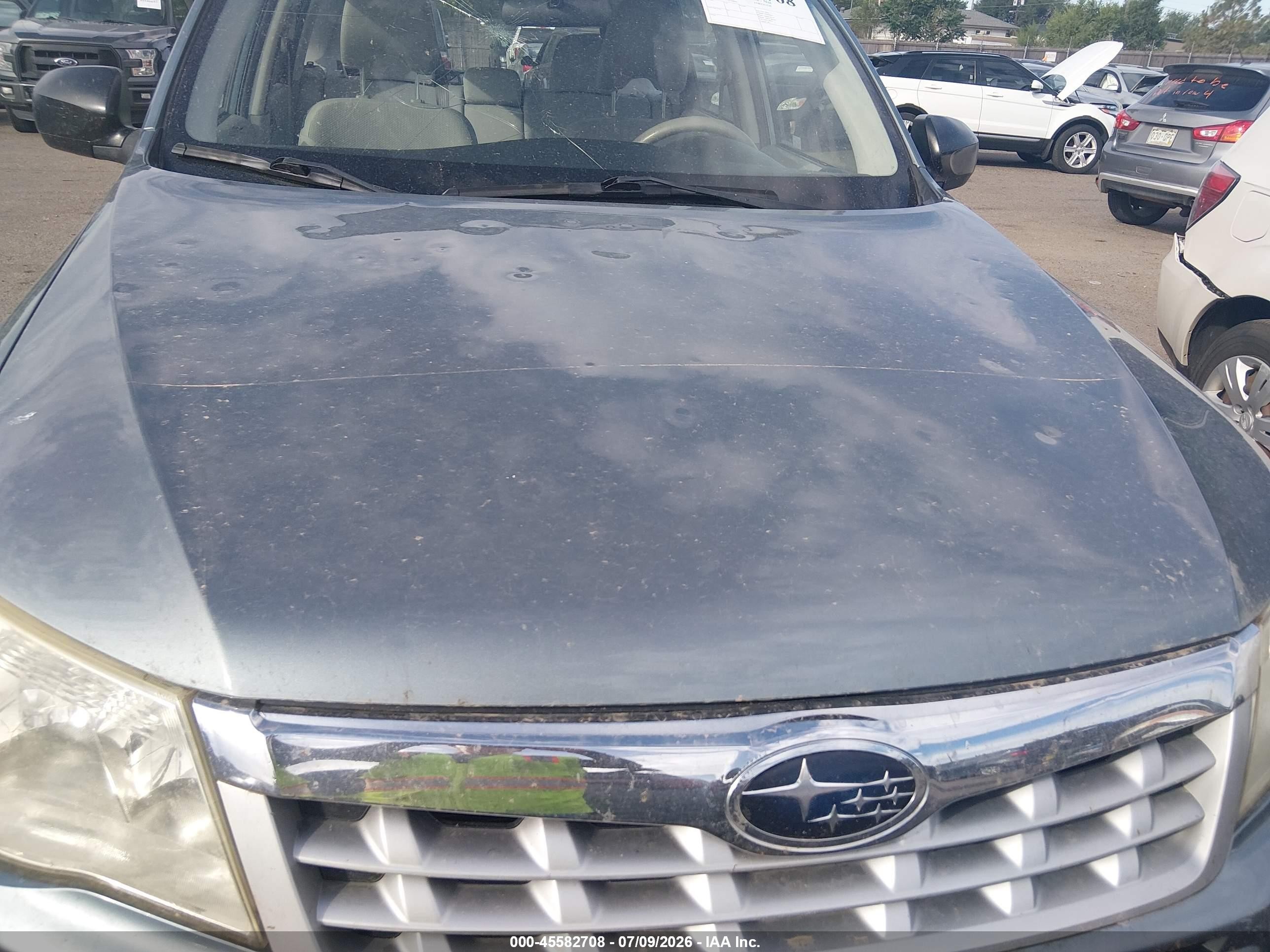 2012 Subaru Forester 2.5x Gray vin: JF2SHBBC5CH430084