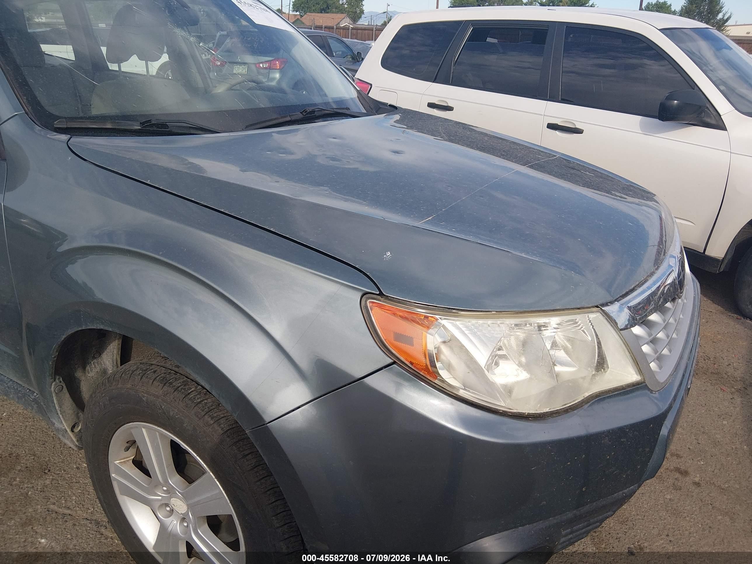 2012 Subaru Forester 2.5x Gray vin: JF2SHBBC5CH430084