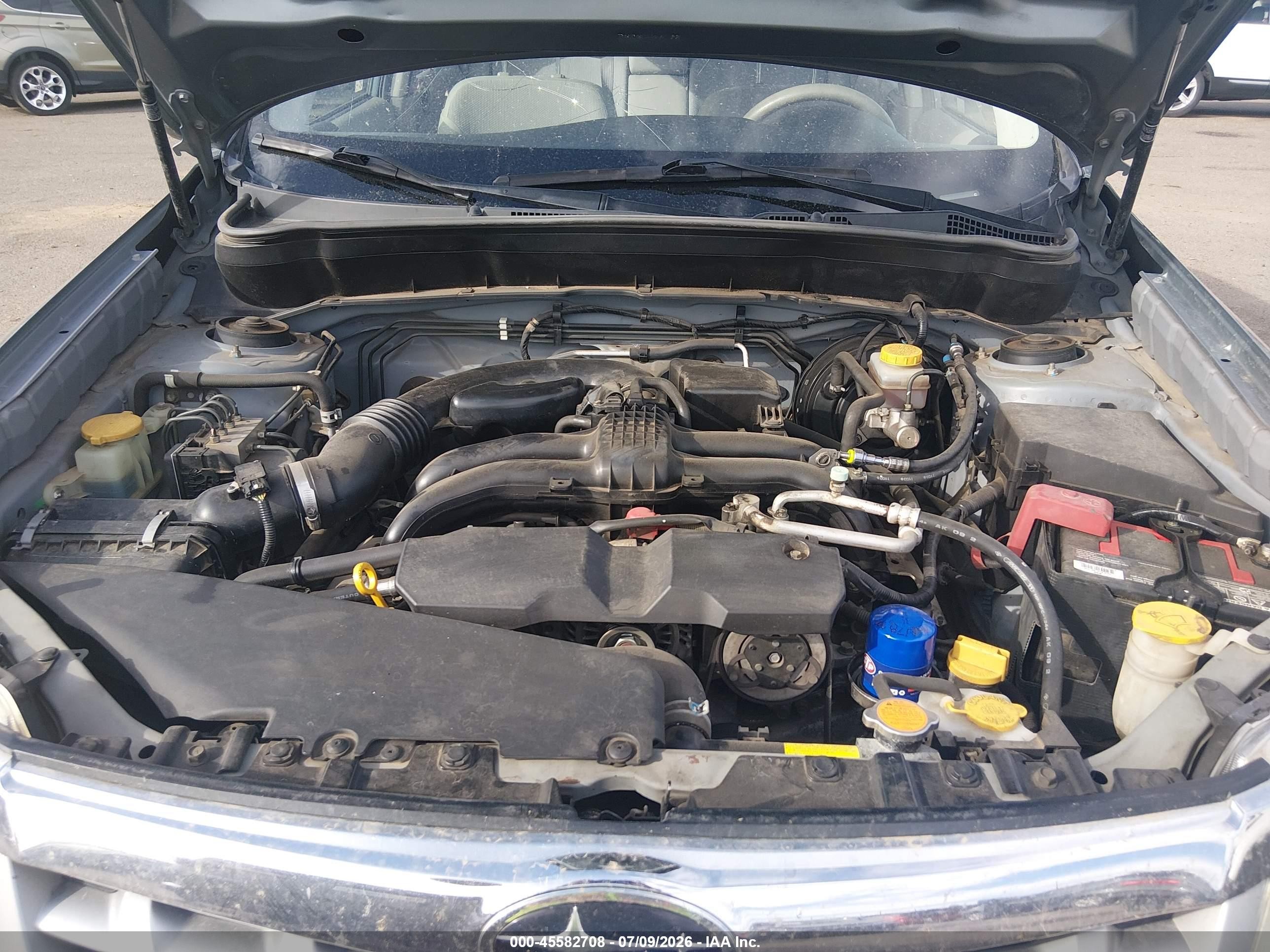 2012 Subaru Forester 2.5x Gray vin: JF2SHBBC5CH430084