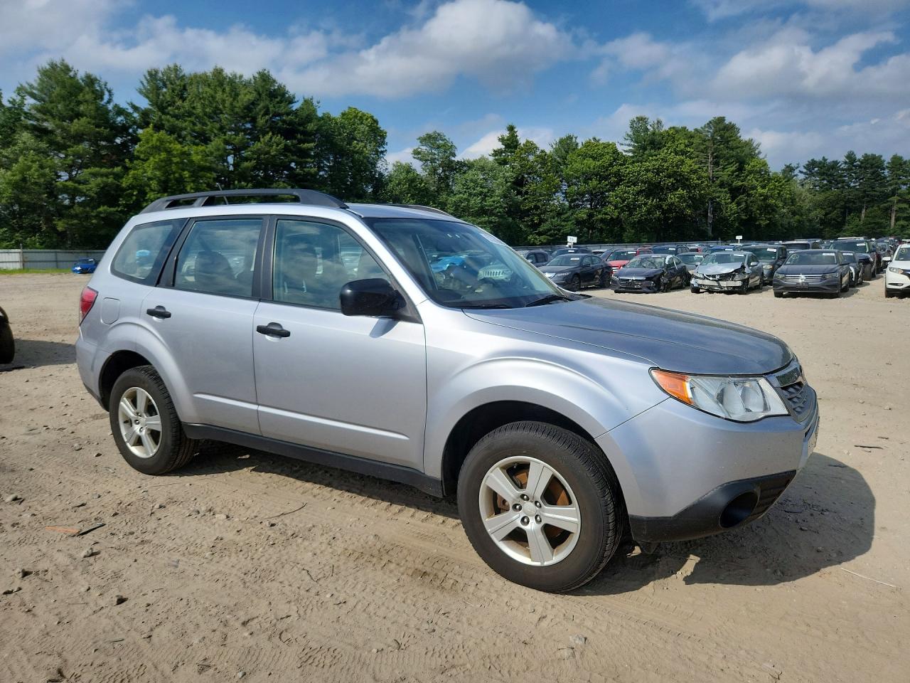 2012 Subaru Forester 2.5x Silver vin: JF2SHBBC5CH437956