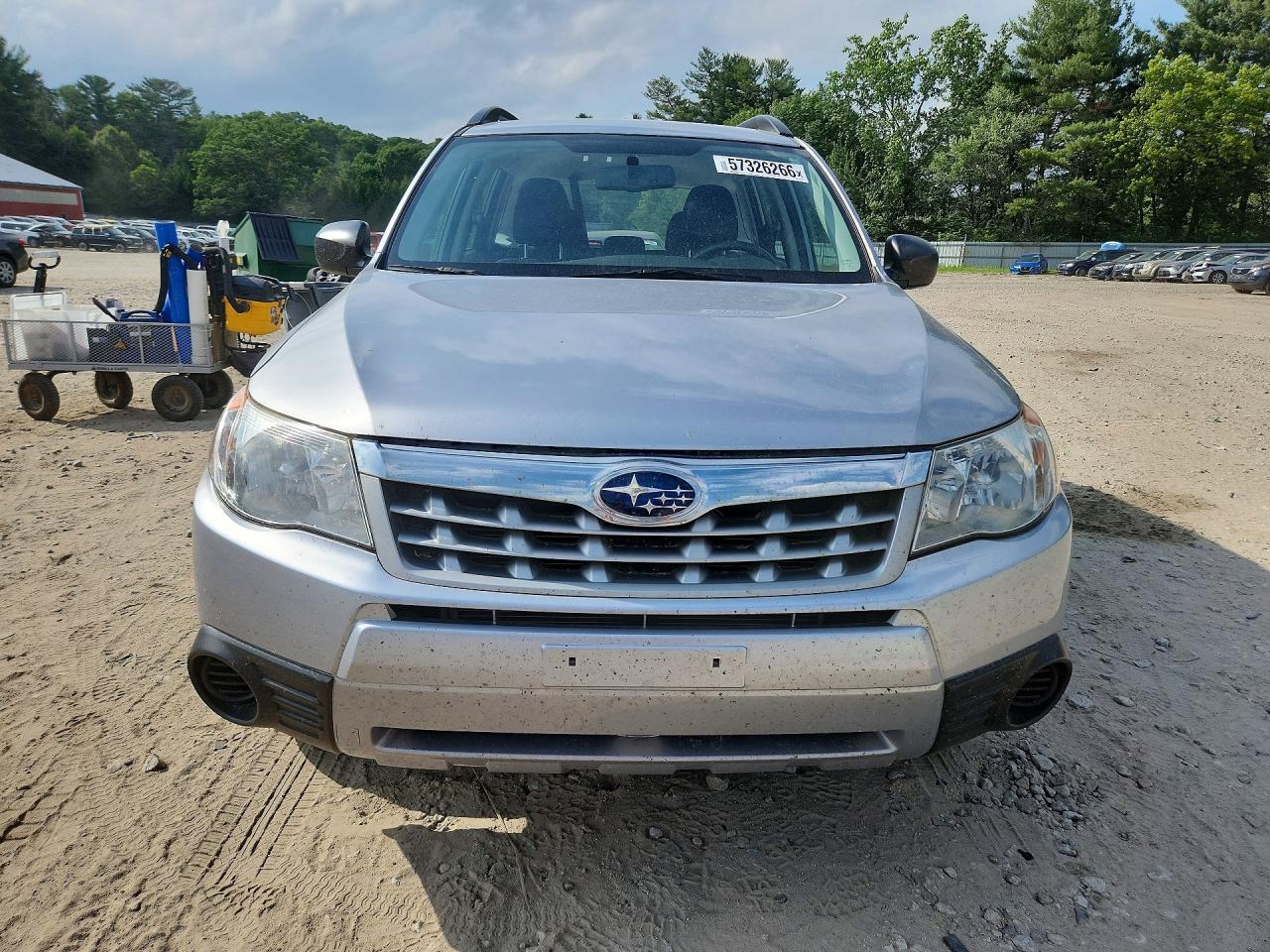 2012 Subaru Forester 2.5x Silver vin: JF2SHBBC5CH437956