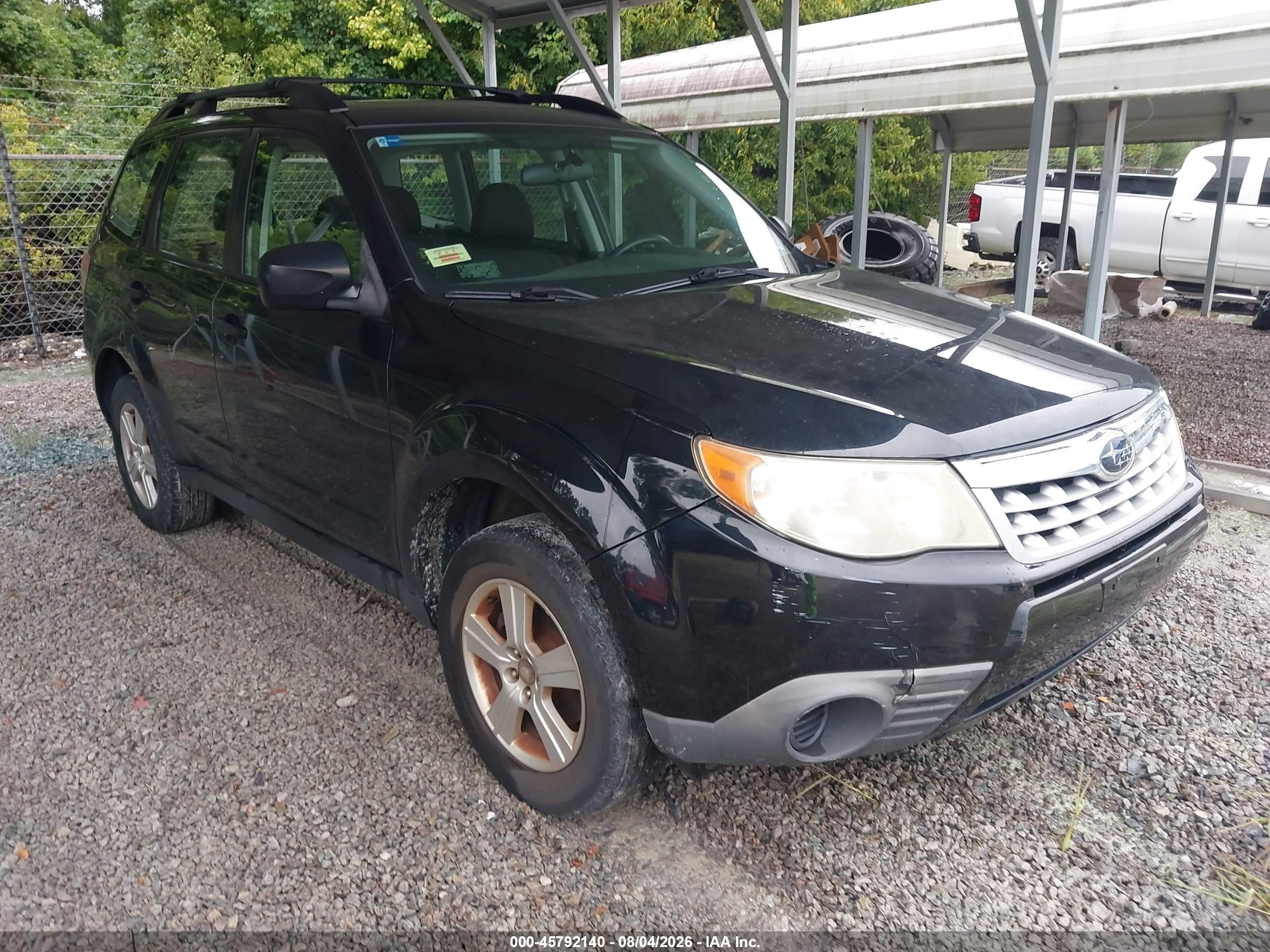 2012 Subaru Forester 2.5x Black vin: JF2SHBBC6CG433243