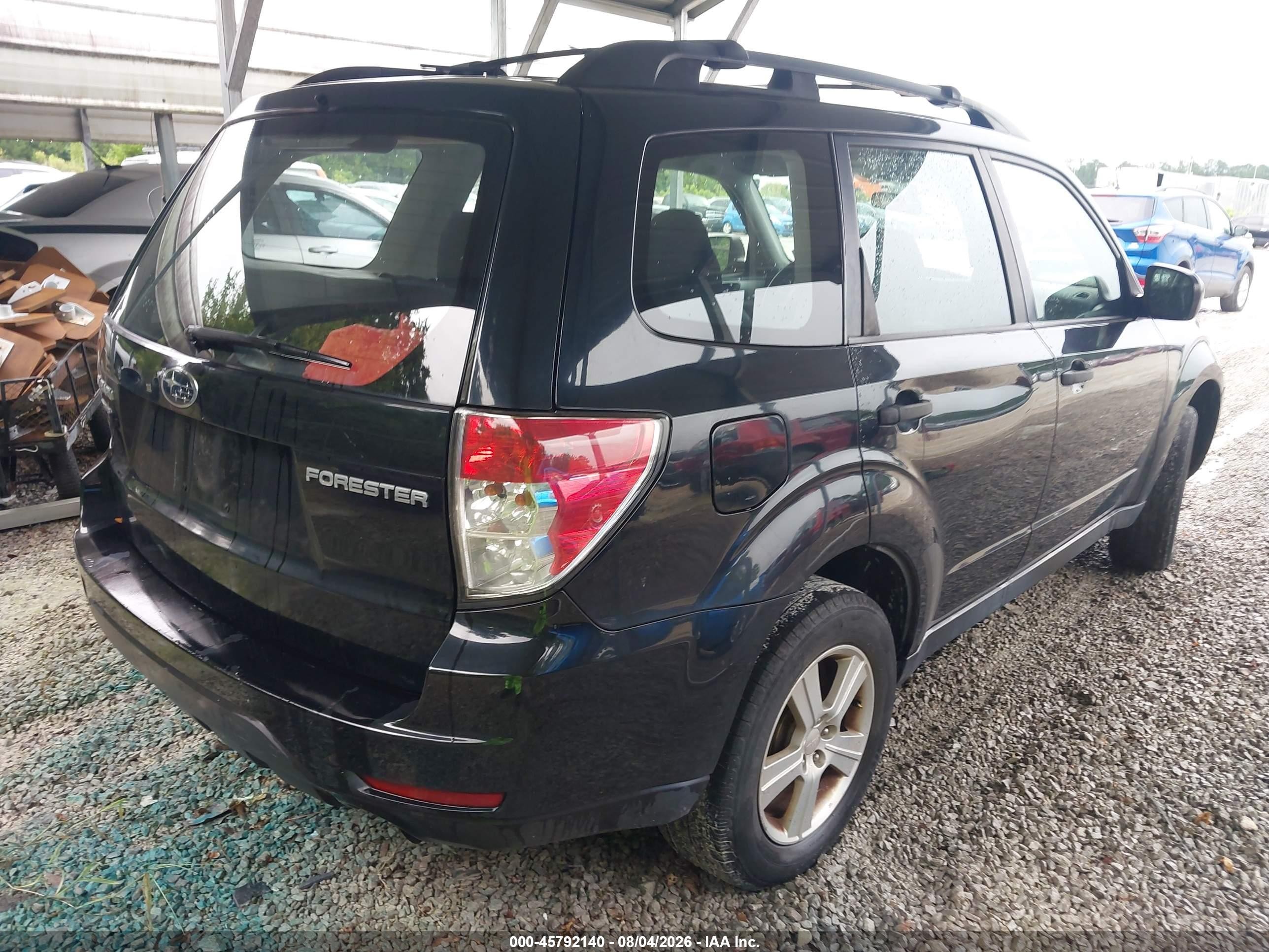 2012 Subaru Forester 2.5x Black vin: JF2SHBBC6CG433243