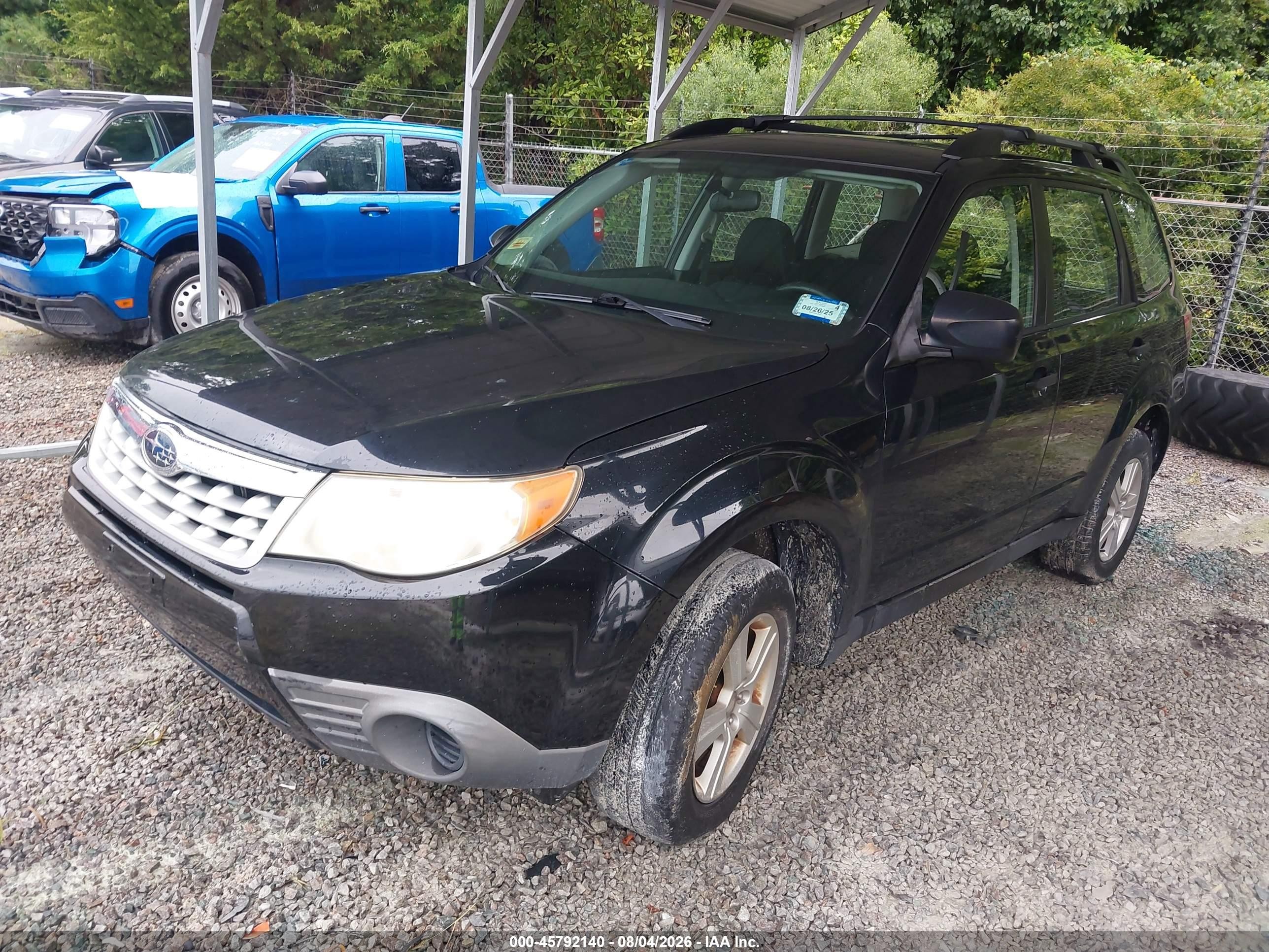 2012 Subaru Forester 2.5x Black vin: JF2SHBBC6CG433243