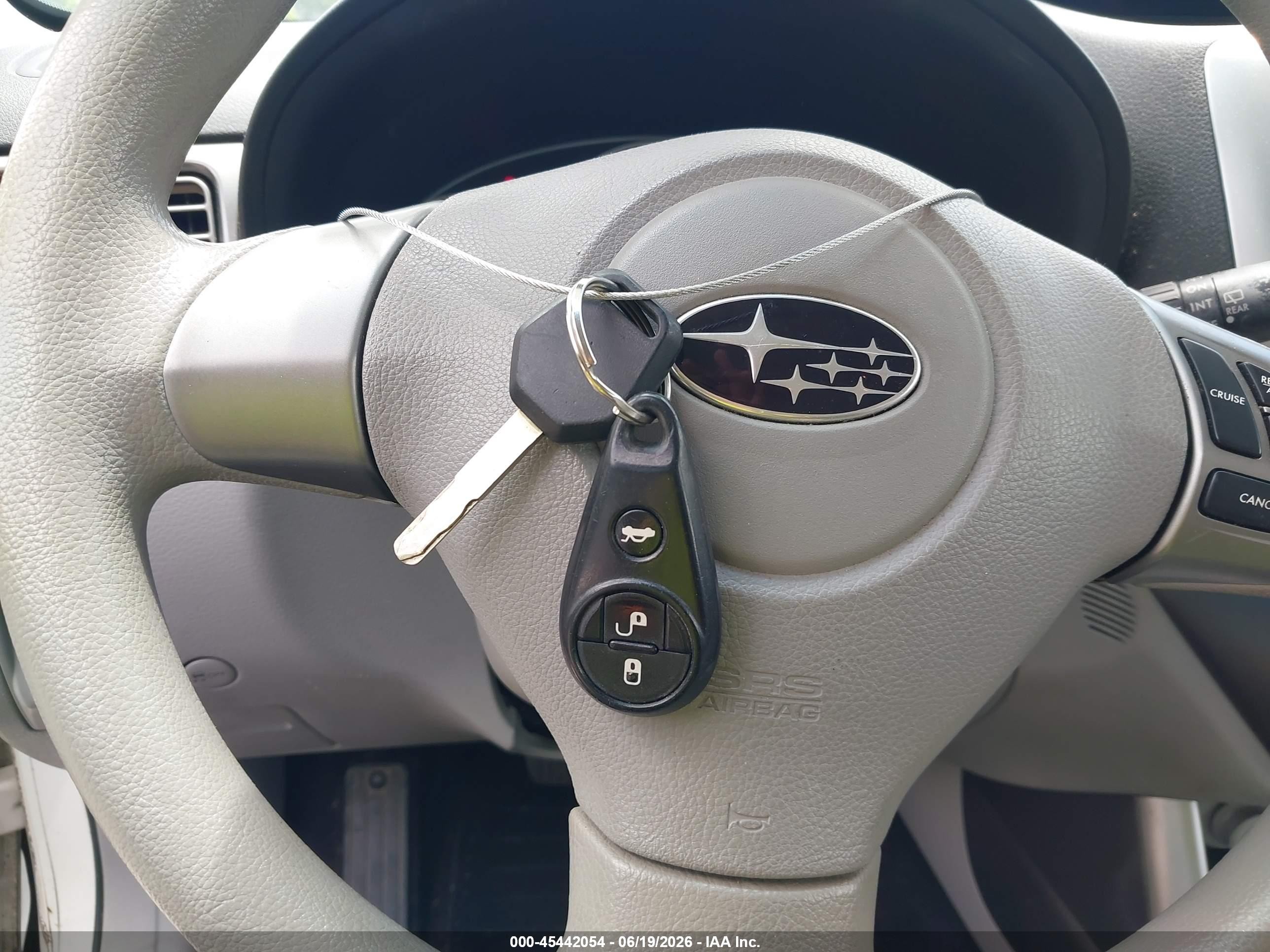 2012 Subaru Forester 2.5x White vin: JF2SHBBC6CH431888