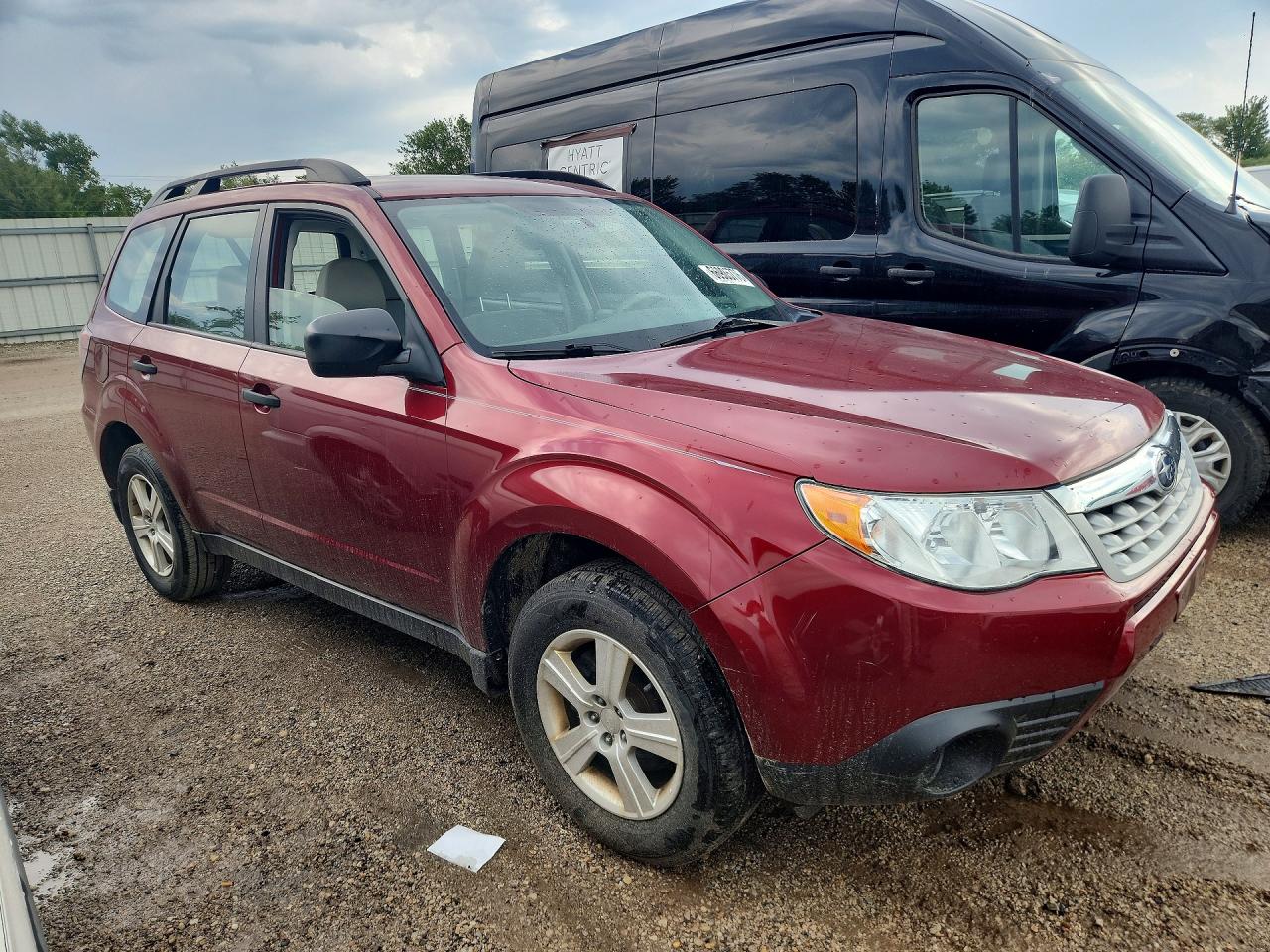2011 Subaru Forester 2.5x Red vin: JF2SHBBC7BH767113
