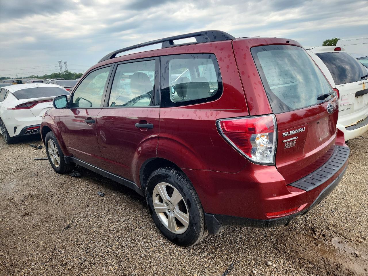 2011 Subaru Forester 2.5x Red vin: JF2SHBBC7BH767113
