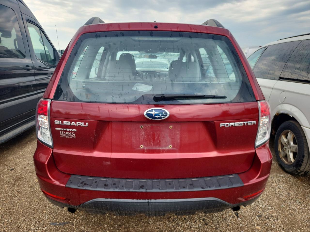 2011 Subaru Forester 2.5x Red vin: JF2SHBBC7BH767113