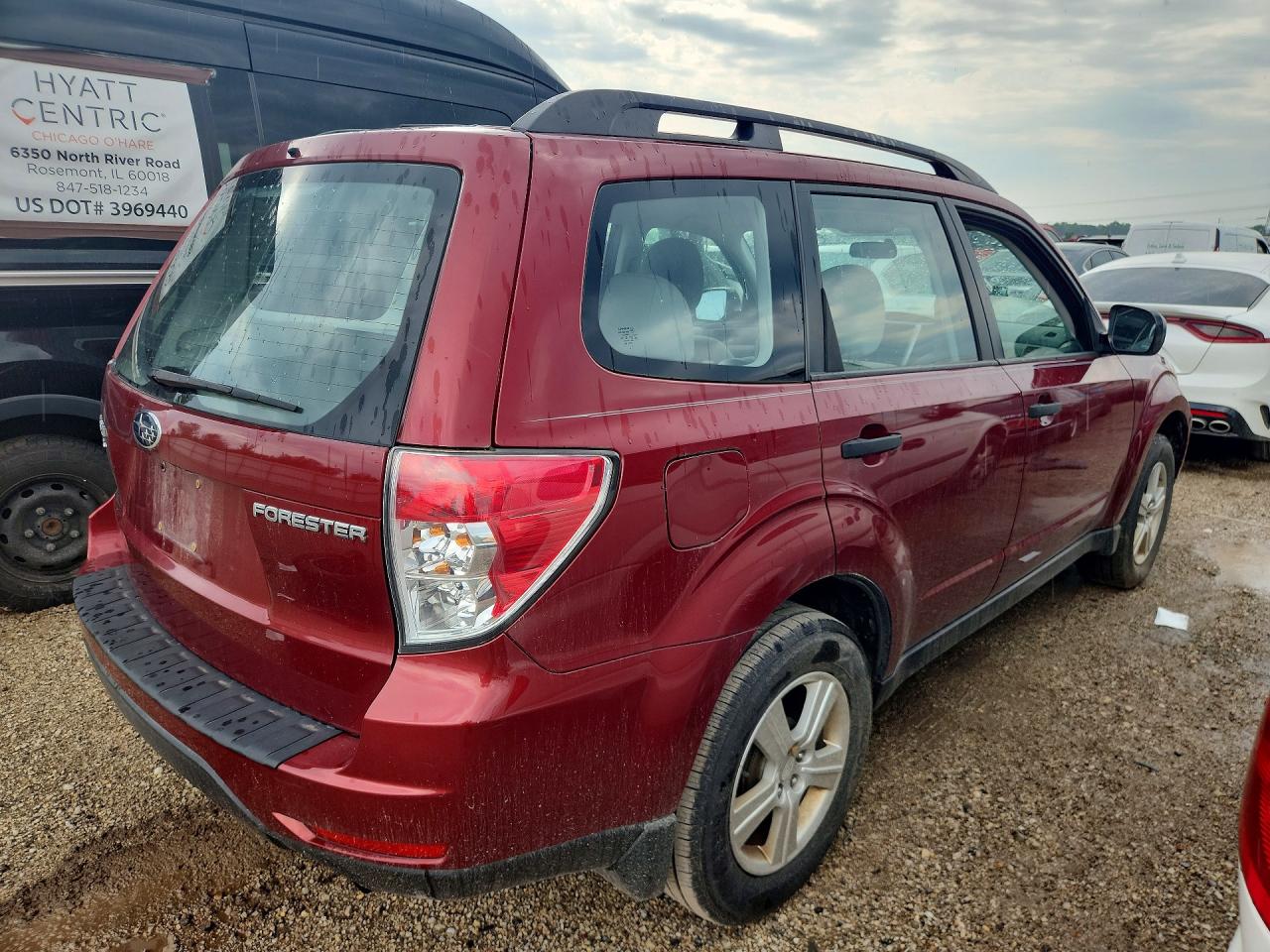 2011 Subaru Forester 2.5x Red vin: JF2SHBBC7BH767113