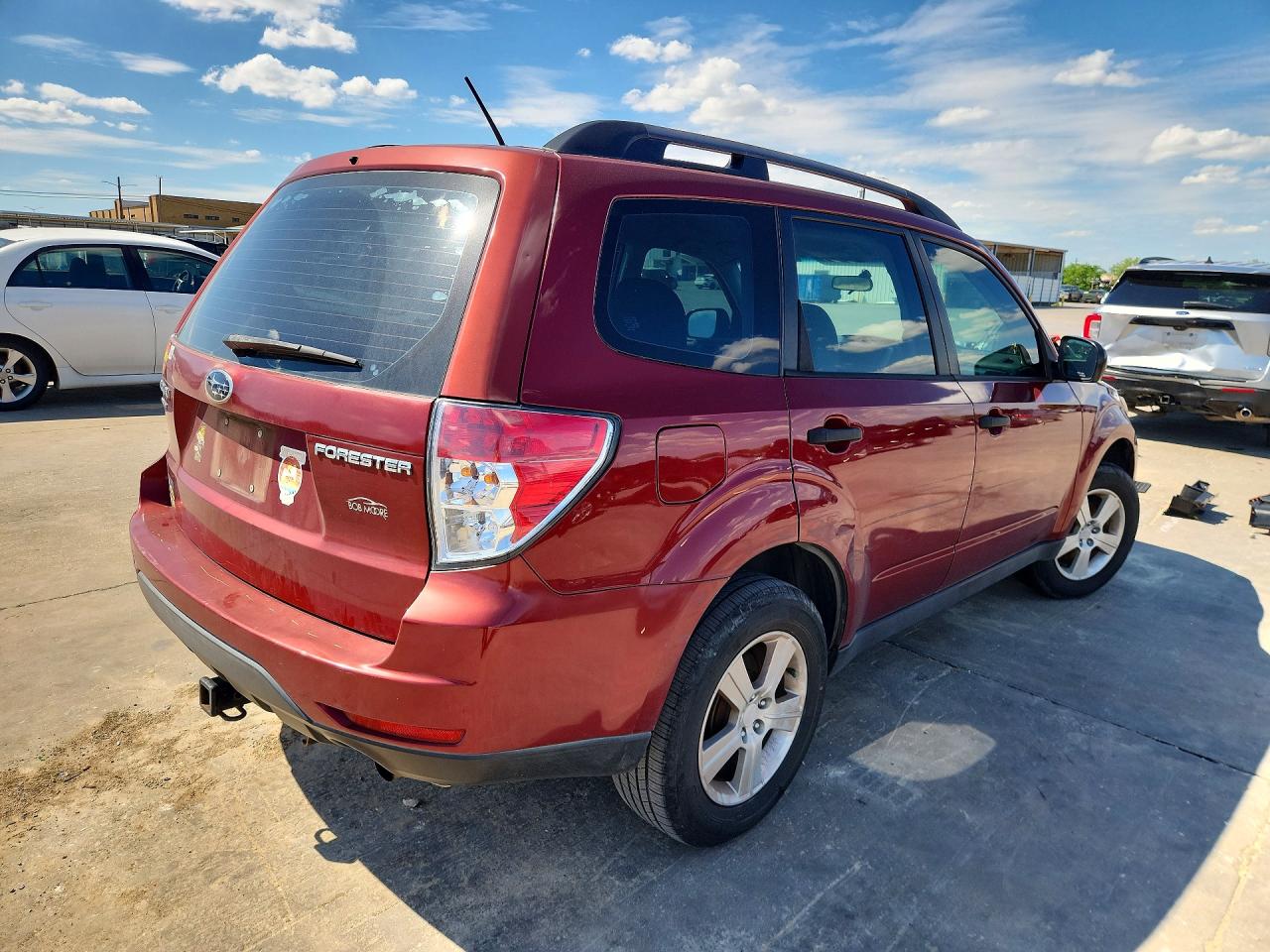 2012 Subaru Forester 2.5x Red vin: JF2SHBBC8CH408645
