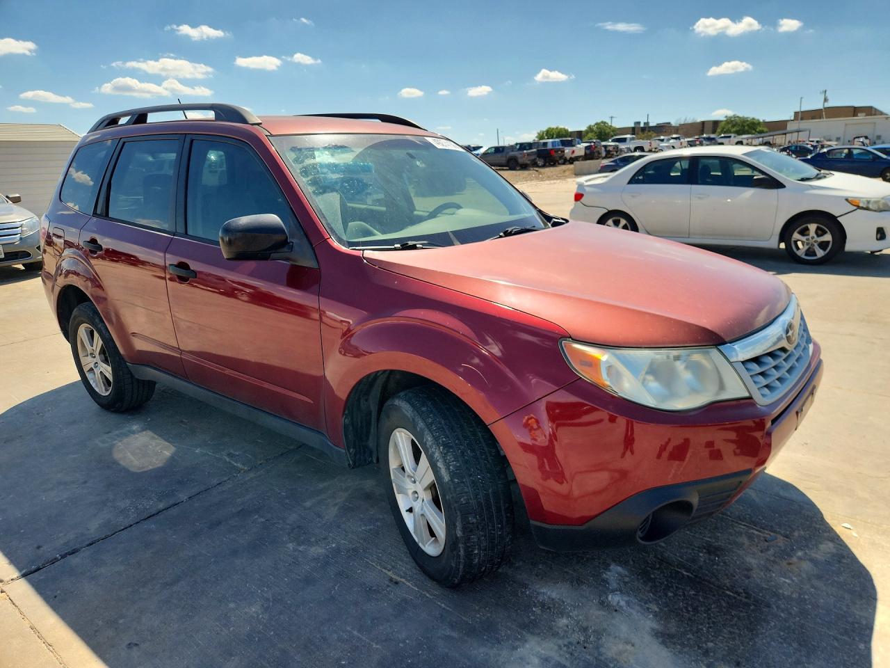 2012 Subaru Forester 2.5x Red vin: JF2SHBBC8CH408645