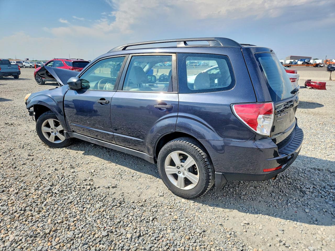 2012 Subaru Forester 2.5x Gray vin: JF2SHBBC8CH431441