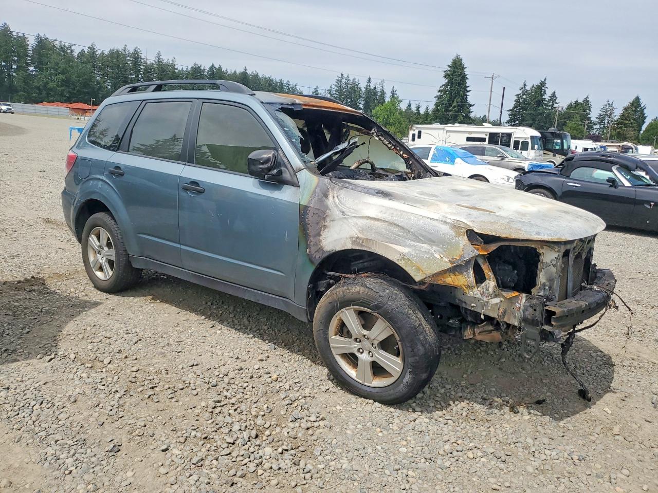 2012 Subaru Forester 2.5x Blue vin: JF2SHBBC9CH440794