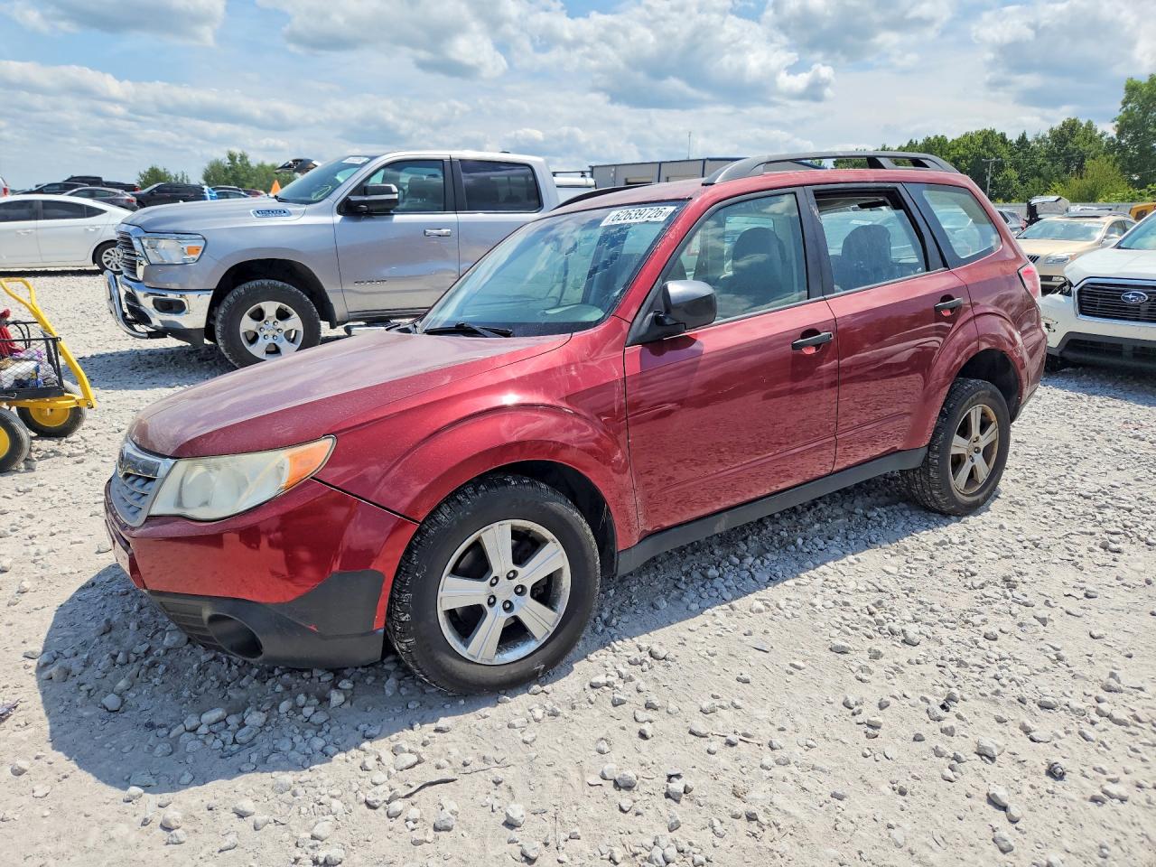 2012 Subaru Forester 2.5x Red vin: JF2SHBBC9CH448412