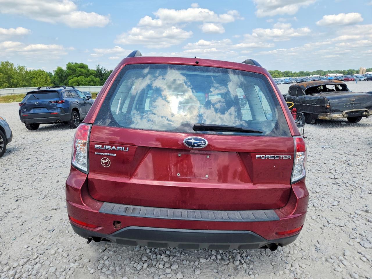 2012 Subaru Forester 2.5x Red vin: JF2SHBBC9CH448412
