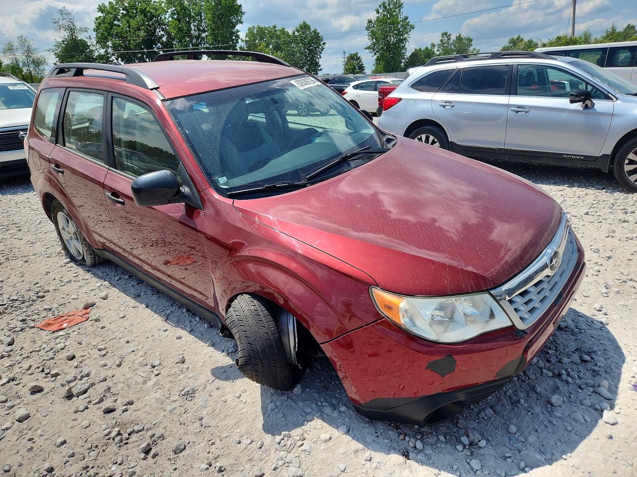 2012 Subaru Forester 2.5x Red vin: JF2SHBBC9CH448412