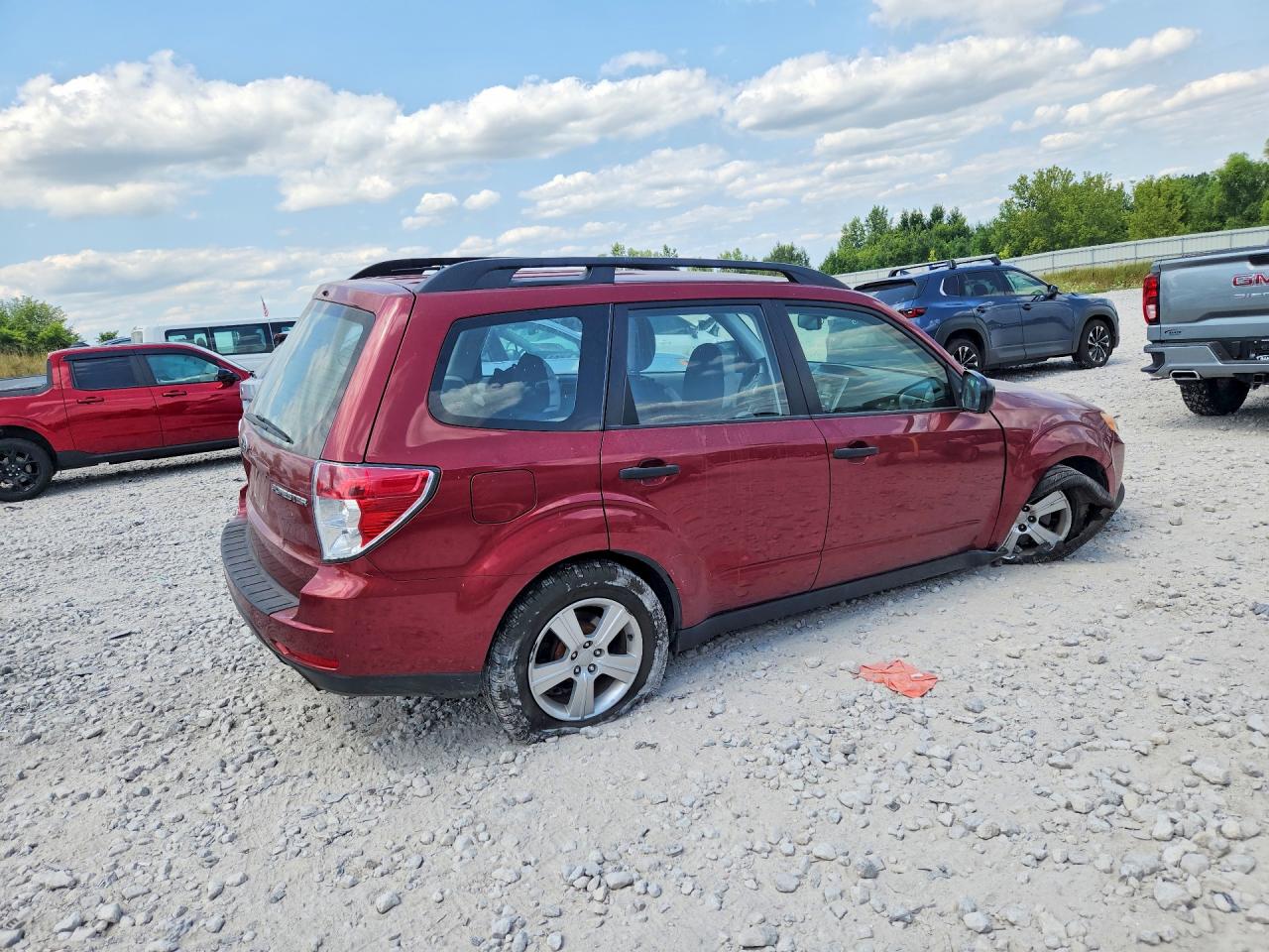 2012 Subaru Forester 2.5x Red vin: JF2SHBBC9CH448412