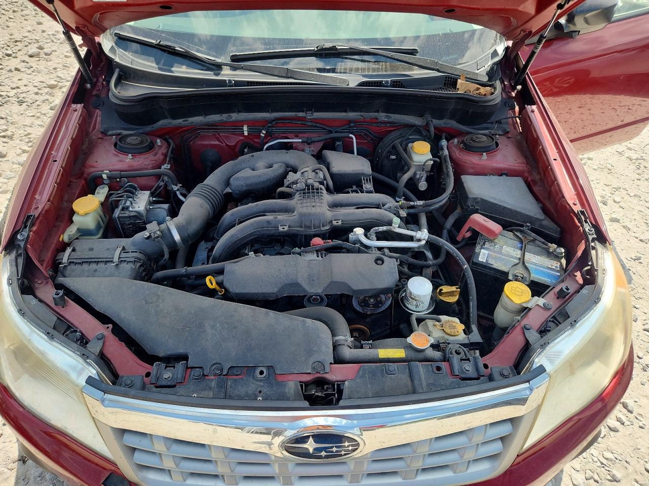 2012 Subaru Forester 2.5x Red vin: JF2SHBBC9CH448412