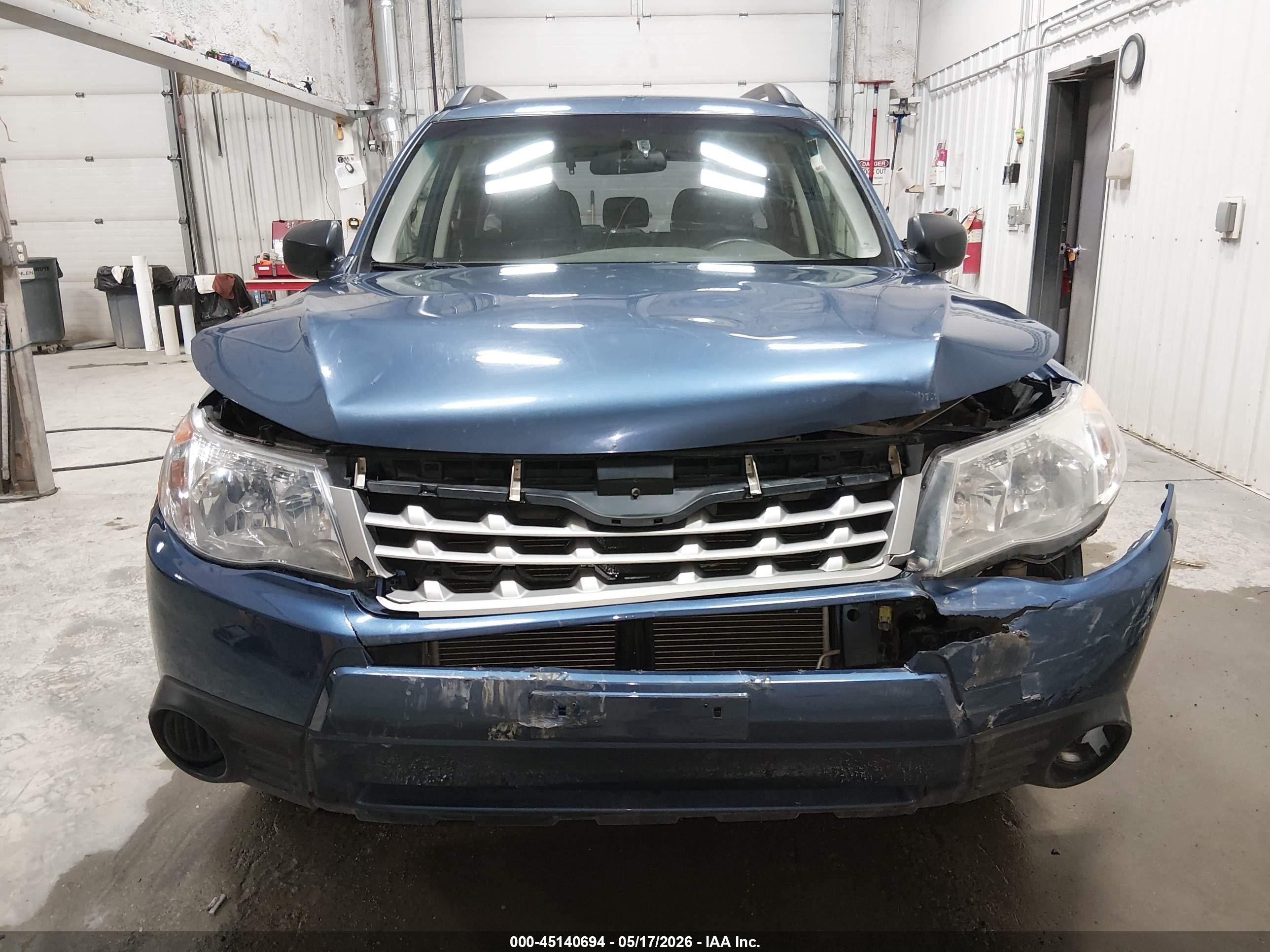 2012 Subaru Forester 2.5x Blue vin: JF2SHBBCXCH441016