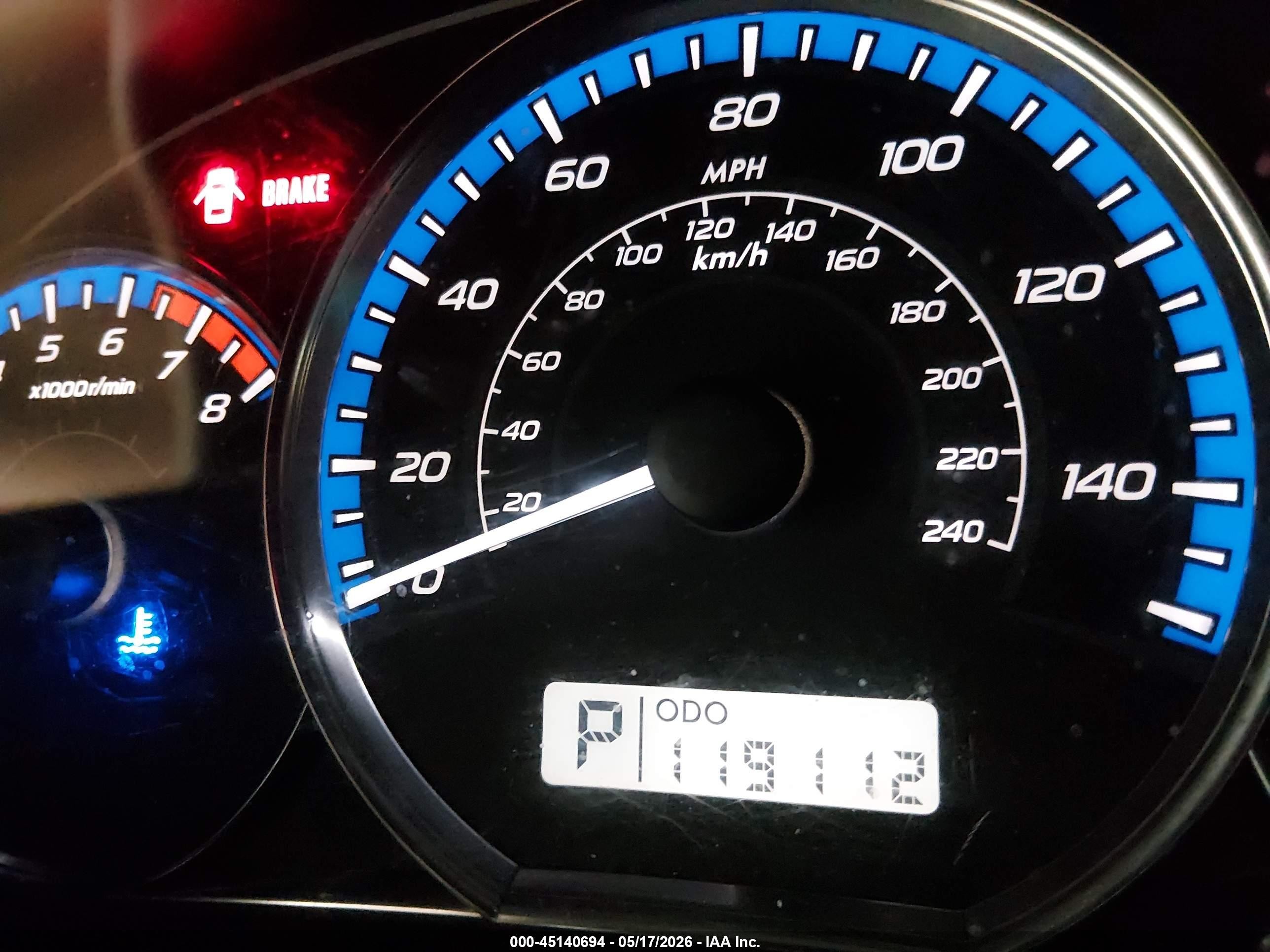 2012 Subaru Forester 2.5x Blue vin: JF2SHBBCXCH441016