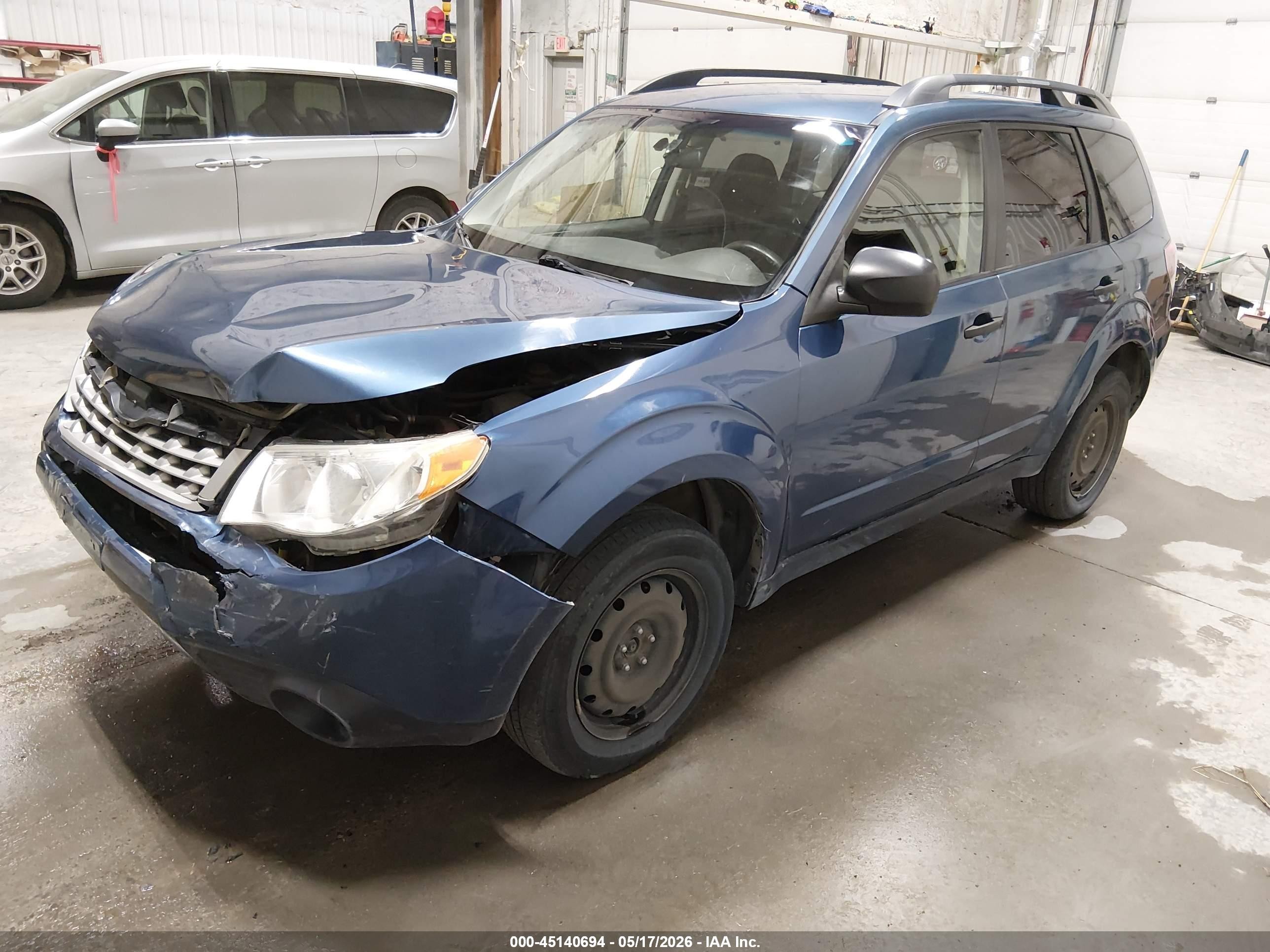 2012 Subaru Forester 2.5x Blue vin: JF2SHBBCXCH441016