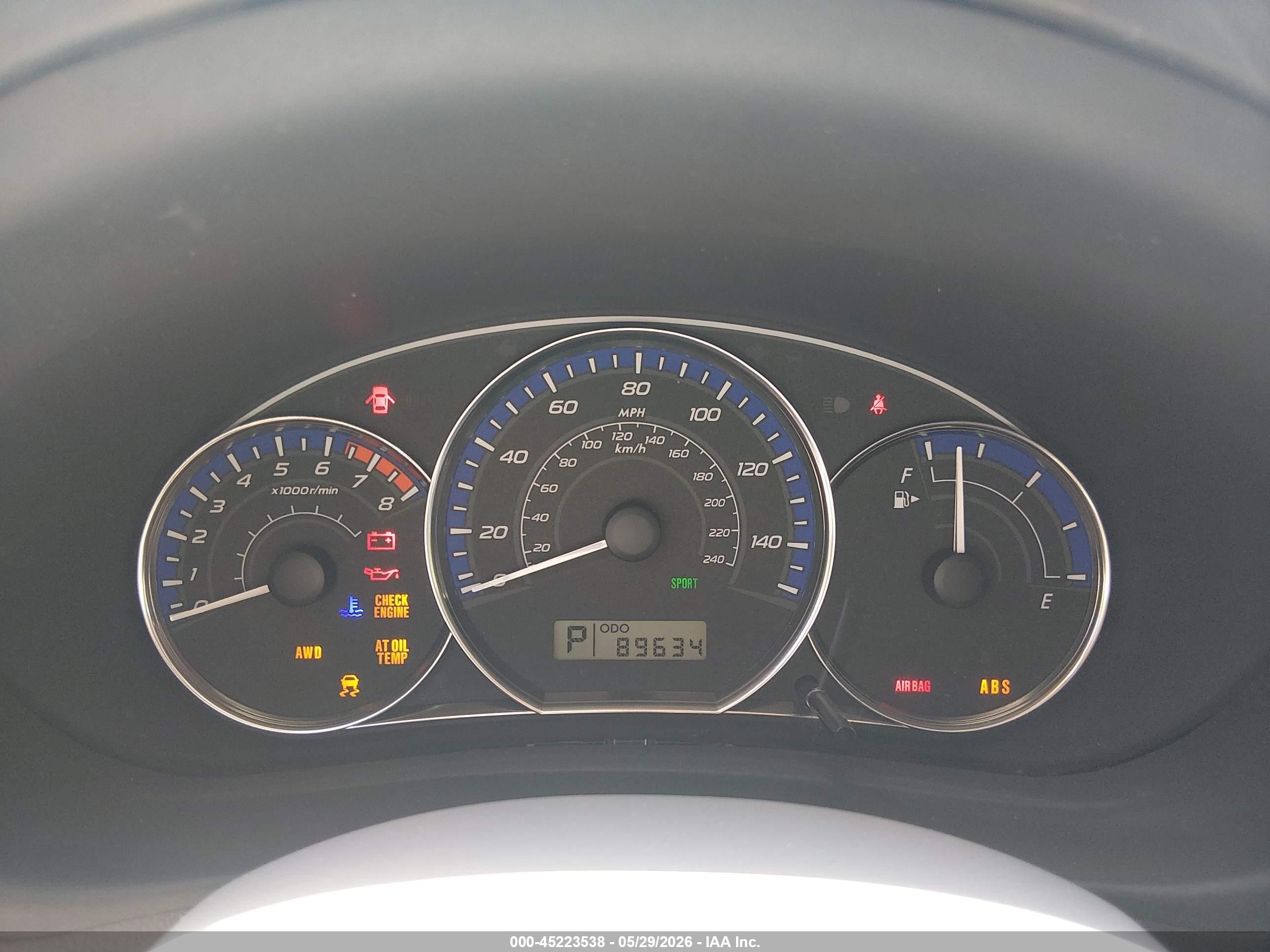 2012 Subaru Forester 2.5x Белый vin: JF2SHBBCXCH442778