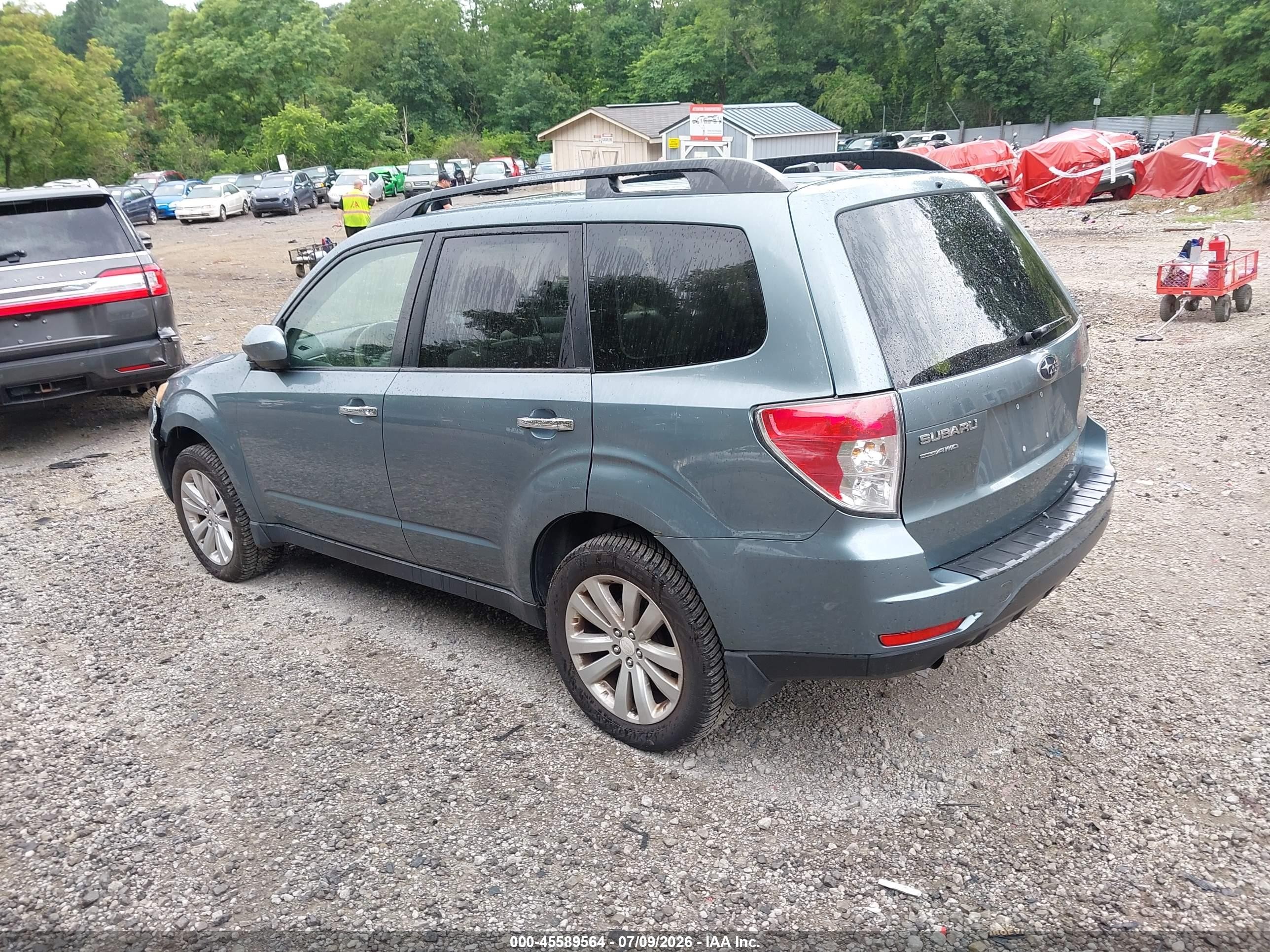 2012 Subaru Forester 2.5x Premium Синий vin: JF2SHBCC1CH416911