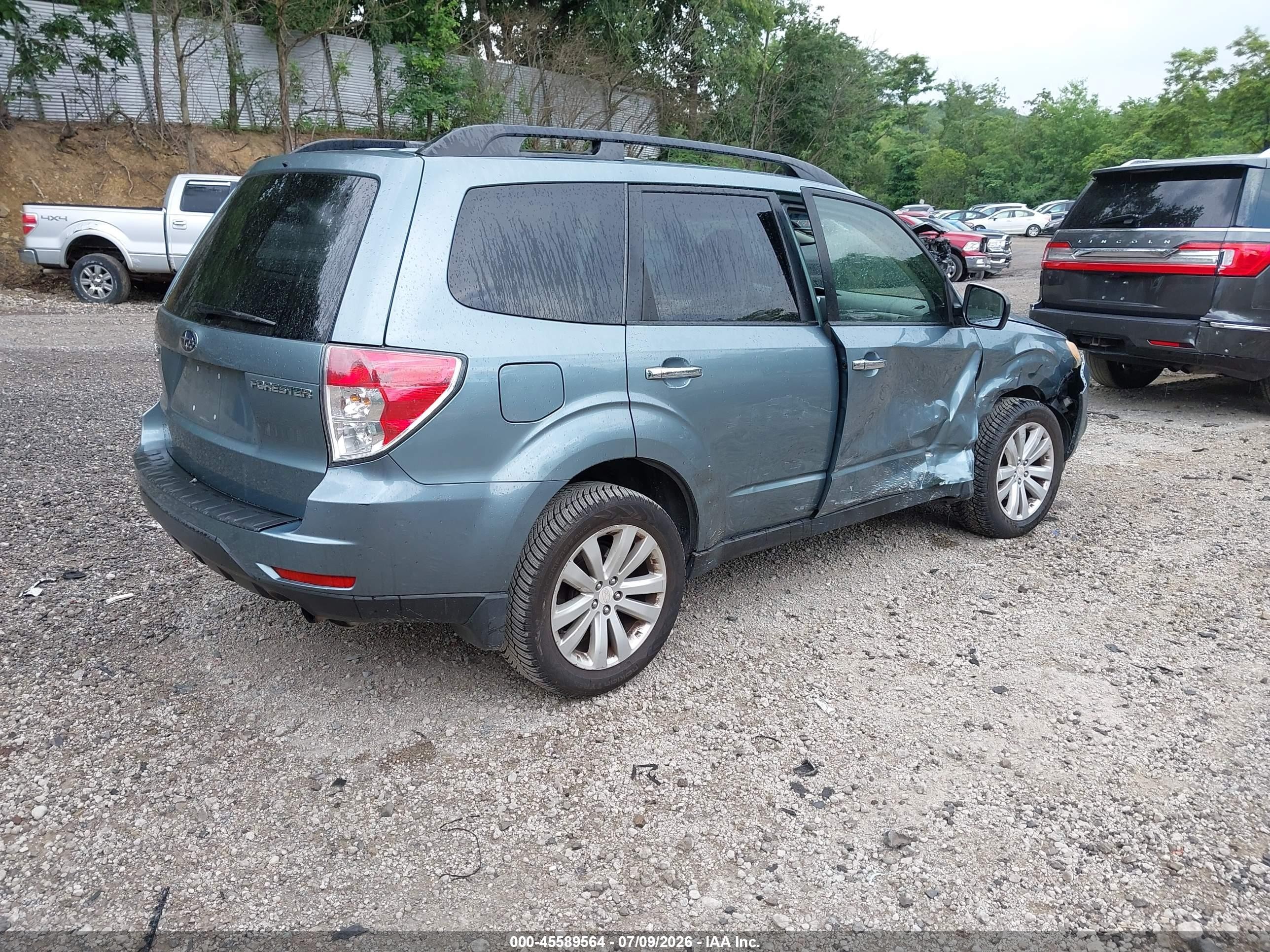 2012 Subaru Forester 2.5x Premium Синий vin: JF2SHBCC1CH416911