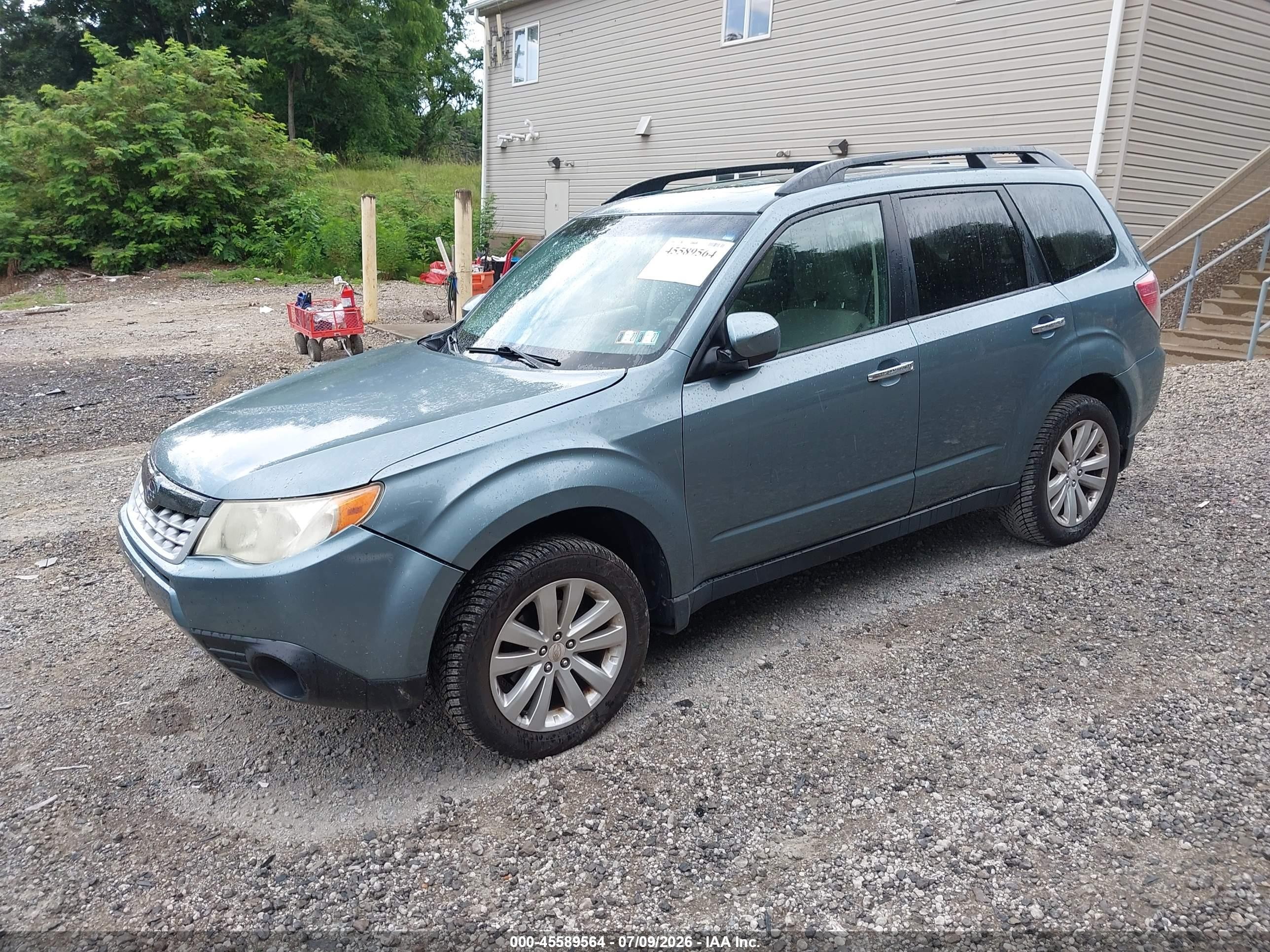 2012 Subaru Forester 2.5x Premium Синий vin: JF2SHBCC1CH416911