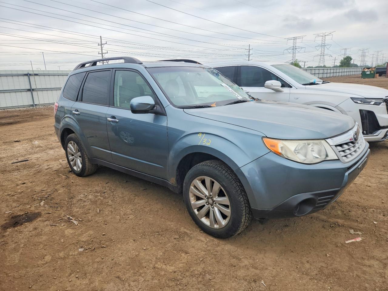 2012 Subaru Forester 2.5x Premium Синий vin: JF2SHBCC8CH432426