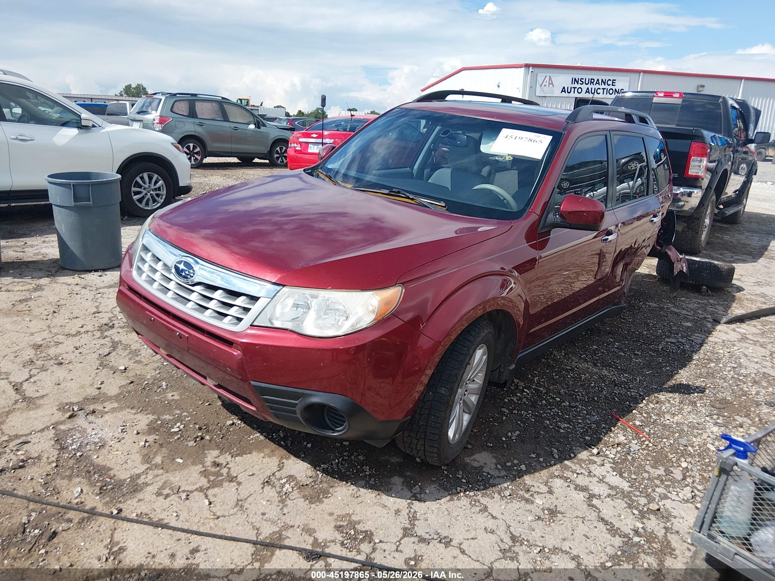 2012 Subaru Forester 2.5x Premium Red vin: JF2SHBDC2CH460611