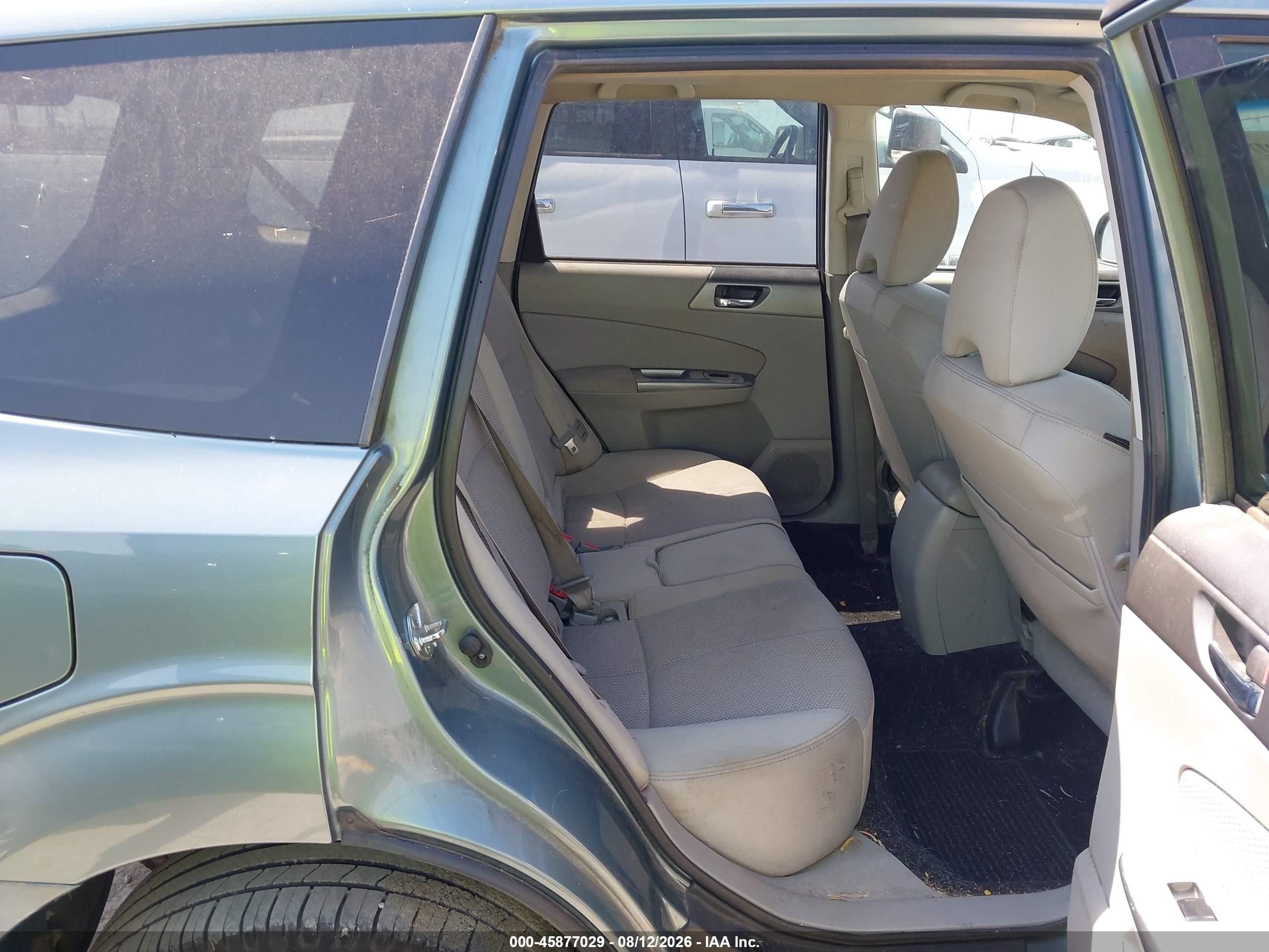 2012 Subaru Forester 2.5x Premium Light Blue vin: JF2SHBDC5CH425027