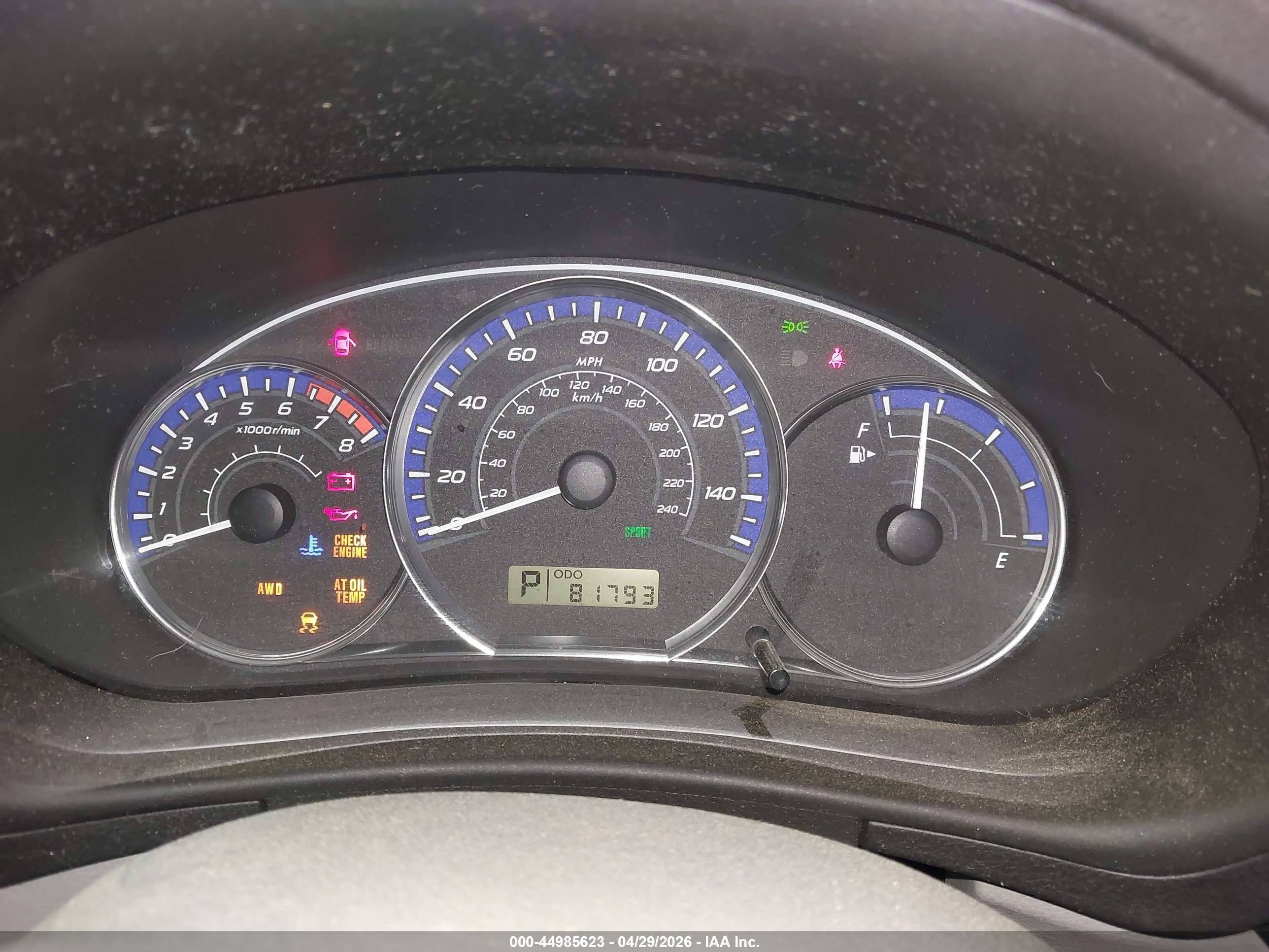 2012 Subaru Forester 2.5x Premium Blue vin: JF2SHBDC7CH434912
