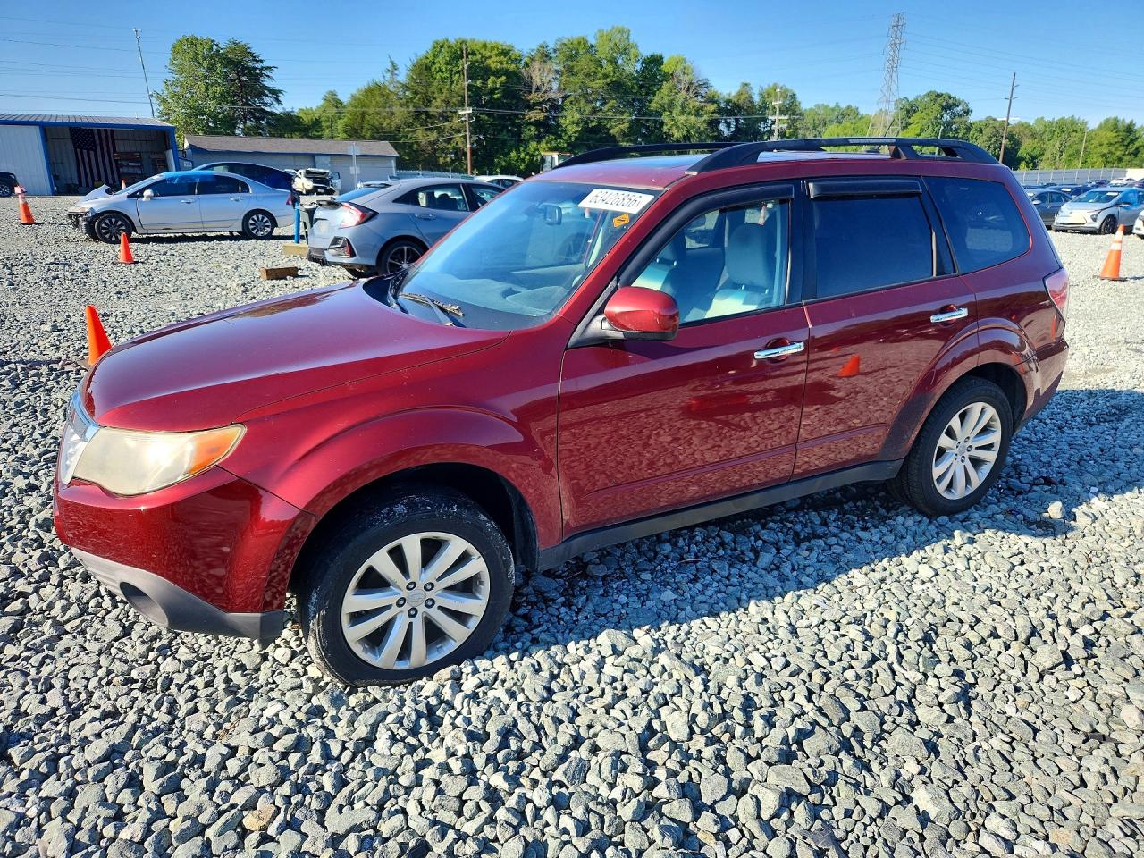 2012 Subaru Forester 2.5x Premium Red vin: JF2SHBDC8CH446938