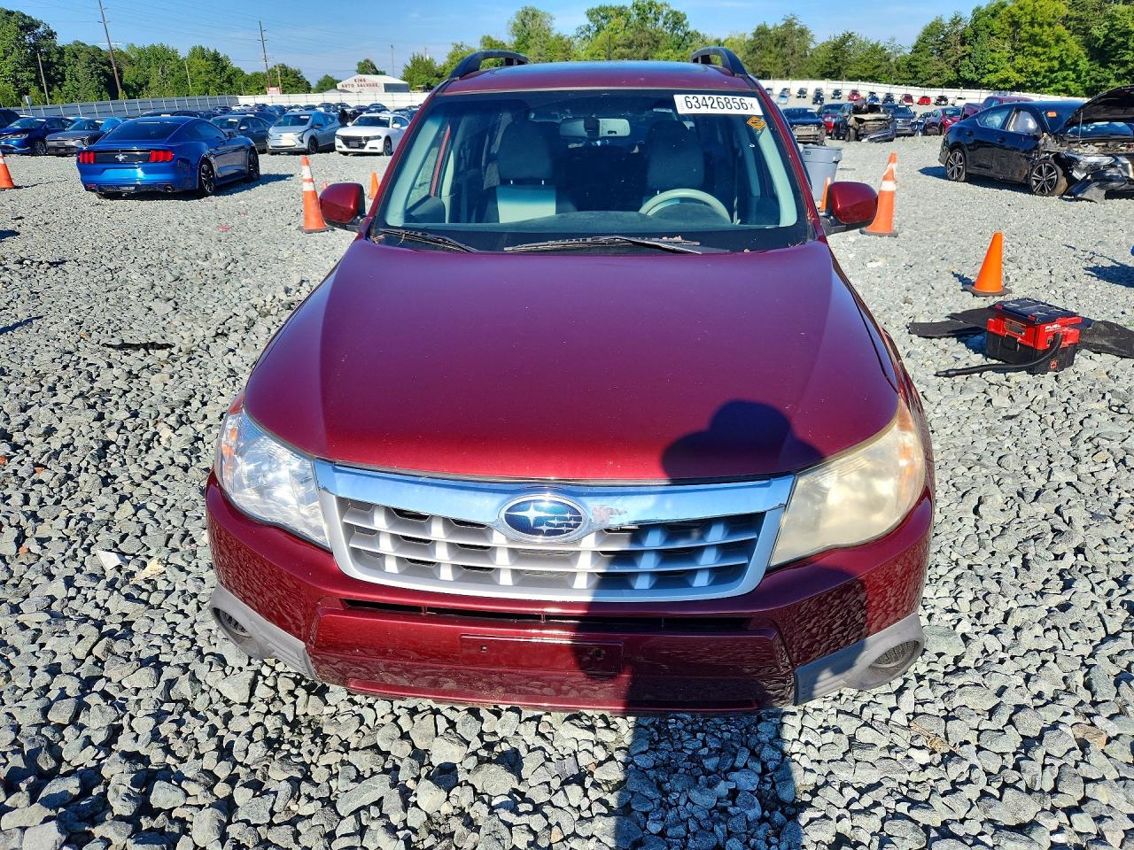 2012 Subaru Forester 2.5x Premium Red vin: JF2SHBDC8CH446938