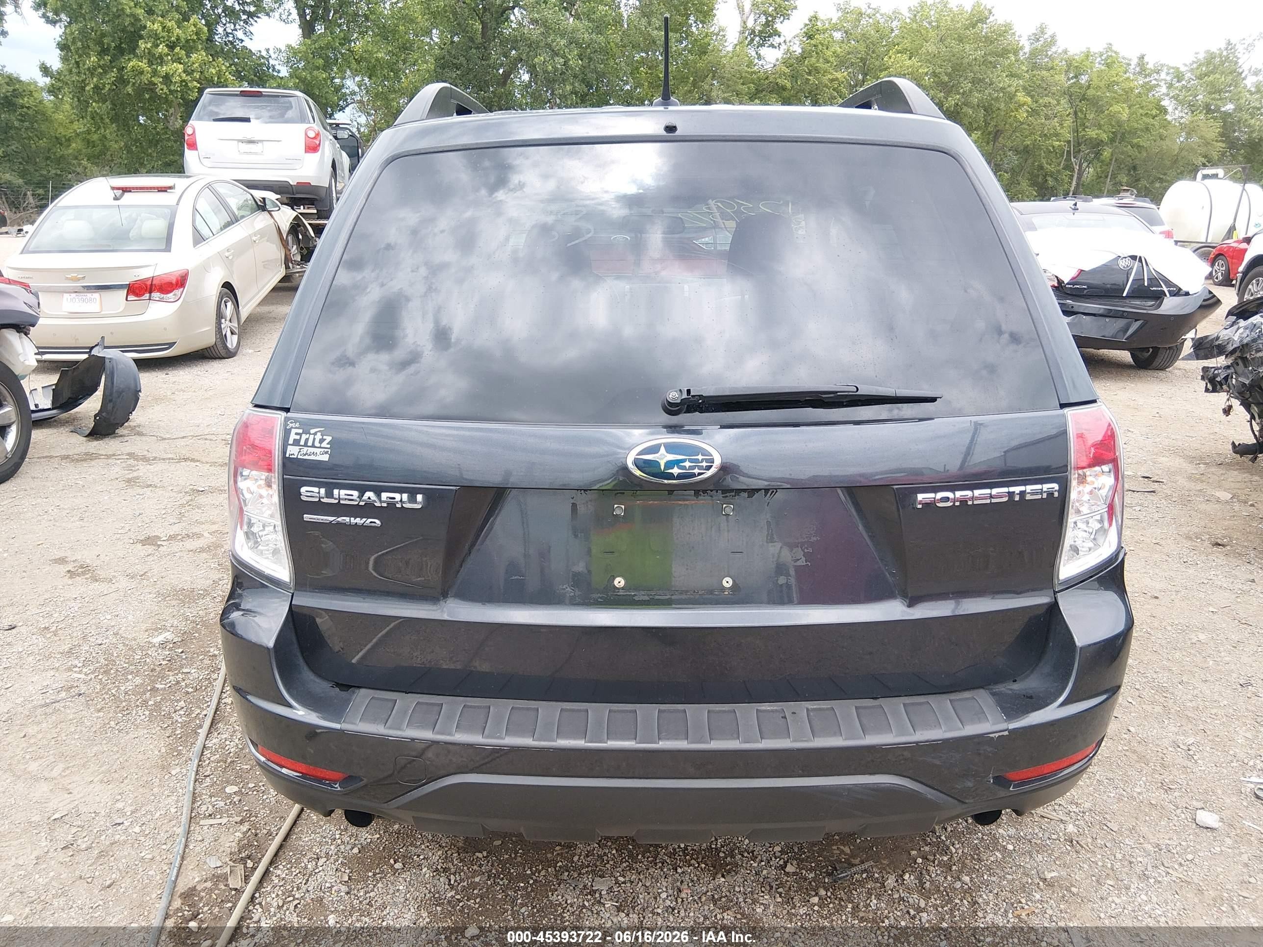 2011 Subaru Forester 2.5x Premium Black vin: JF2SHBDC9BH779163