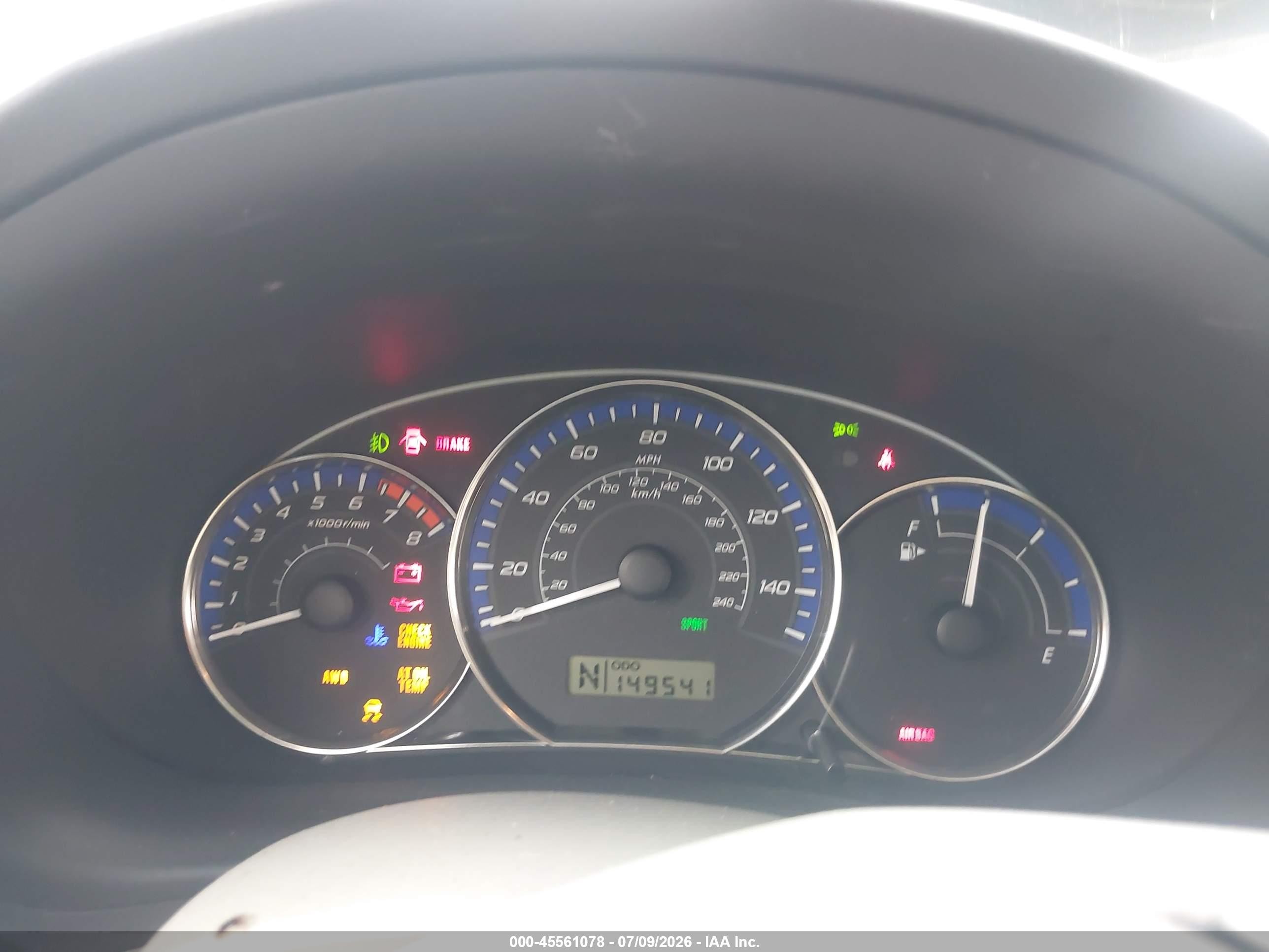 2012 Subaru Forester 2.5x Premium Navy vin: JF2SHBDC9CH444910