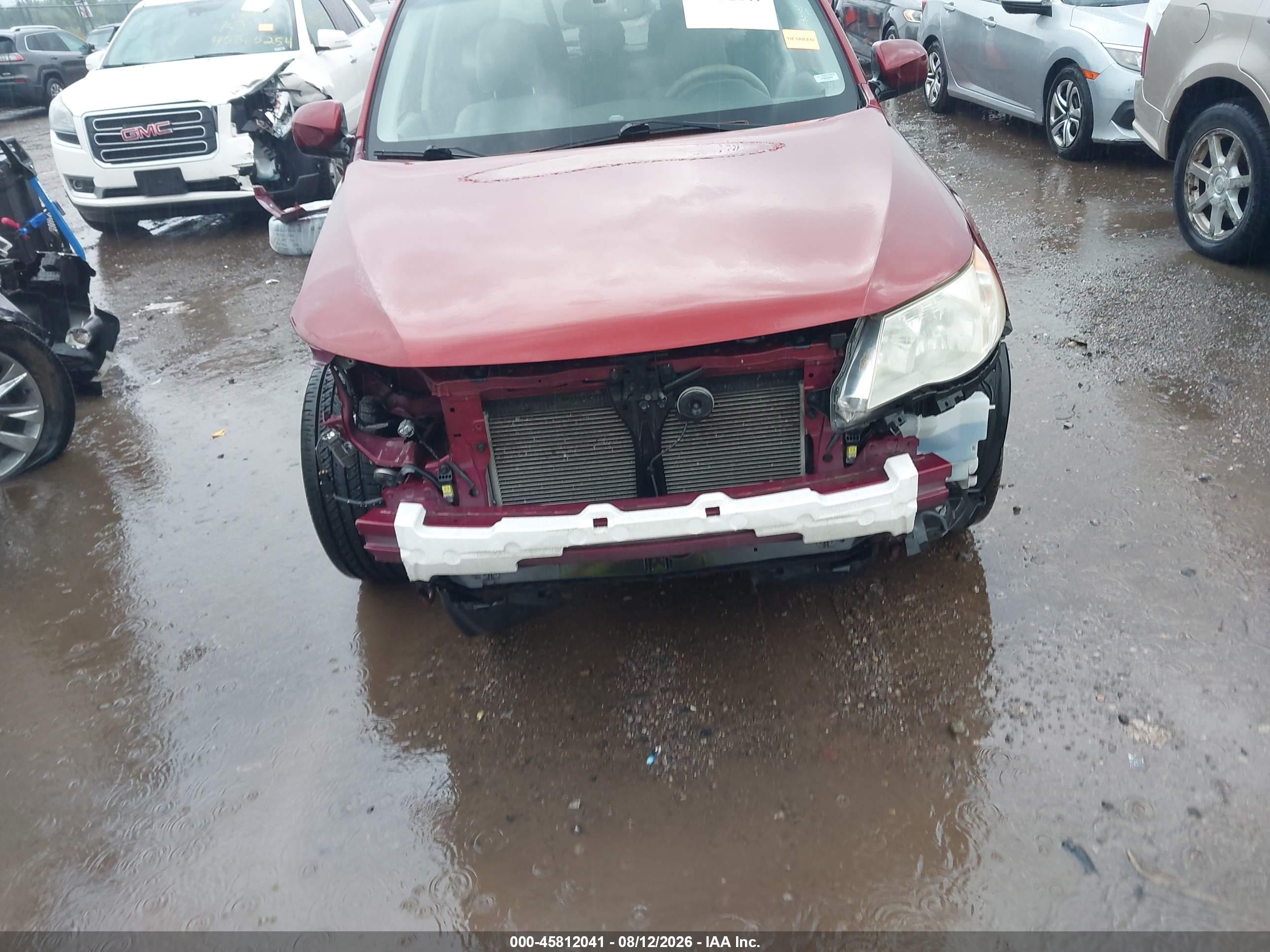 2011 Subaru Forester 2.5x Premium Burgundy vin: JF2SHBDCXBH747760