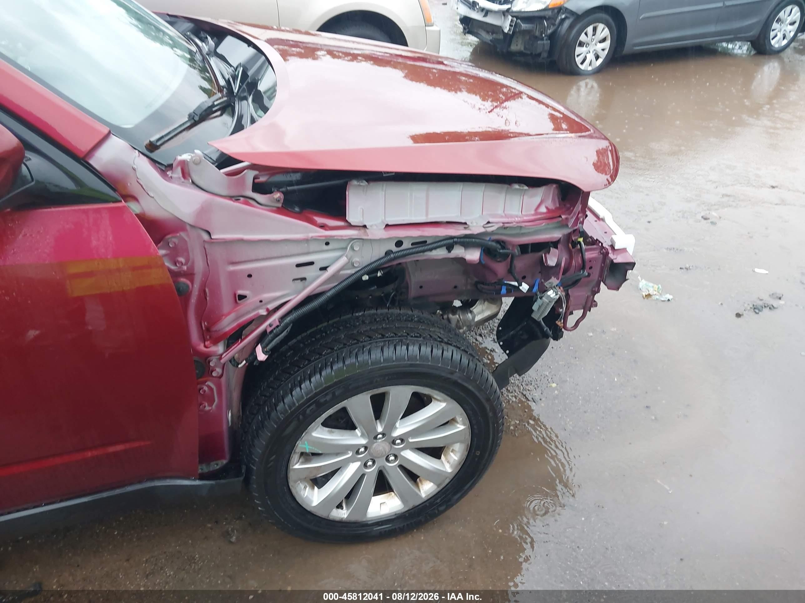 2011 Subaru Forester 2.5x Premium Burgundy vin: JF2SHBDCXBH747760