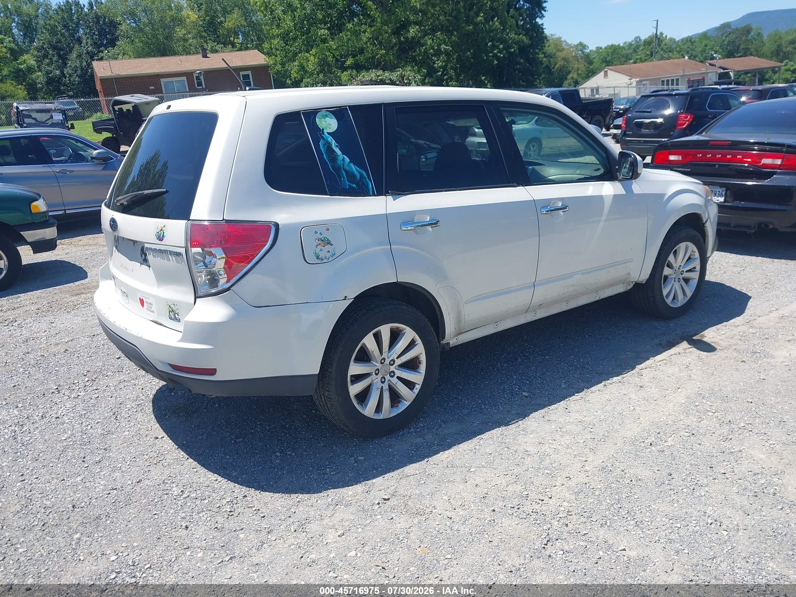 2012 Subaru Forester 2.5x Premium White vin: JF2SHBDCXCH454605