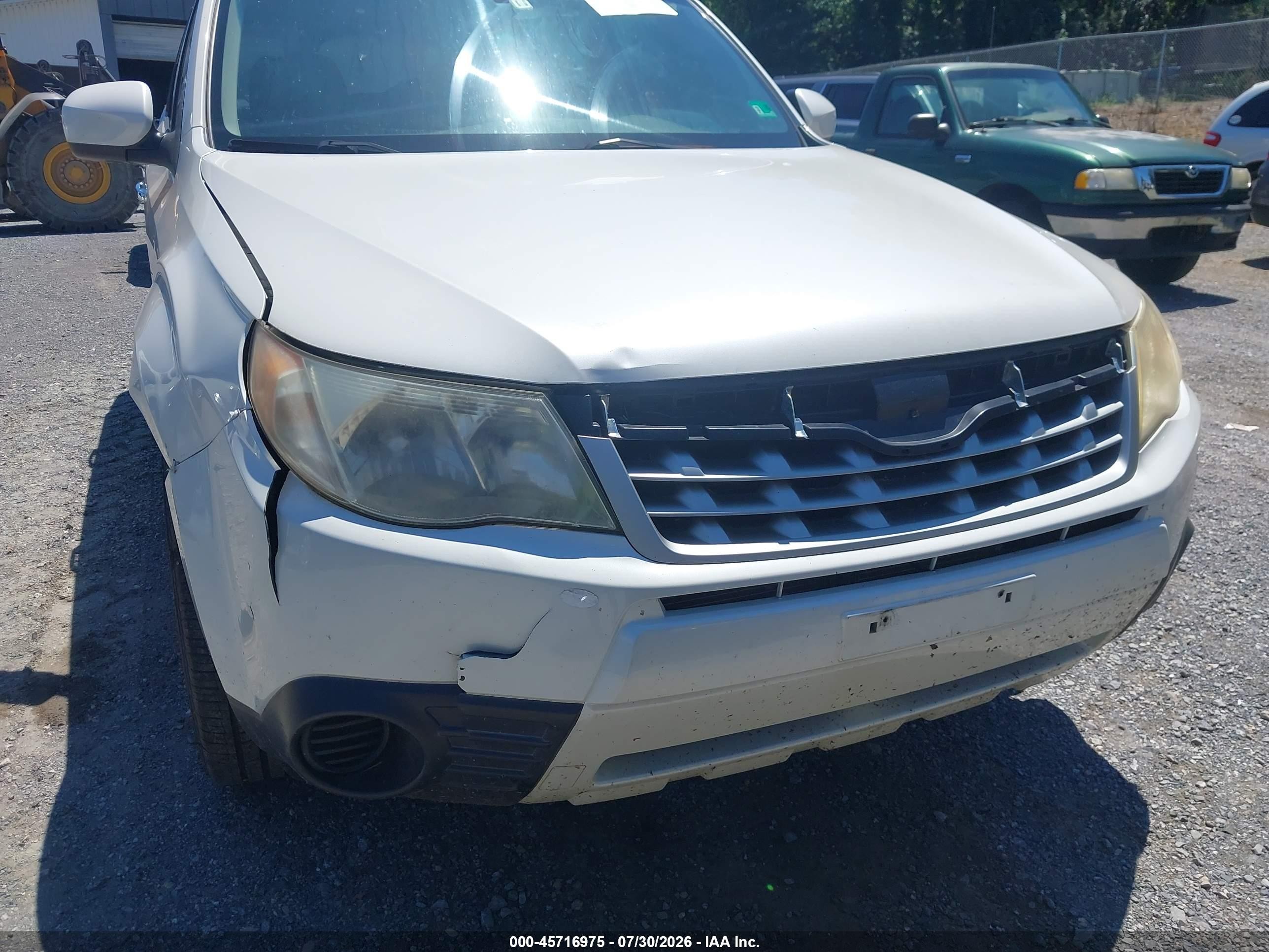 2012 Subaru Forester 2.5x Premium White vin: JF2SHBDCXCH454605