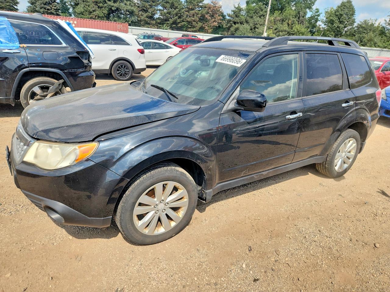 2012 Subaru Forester 2.5x Premium Black vin: JF2SHBDCXCH456449