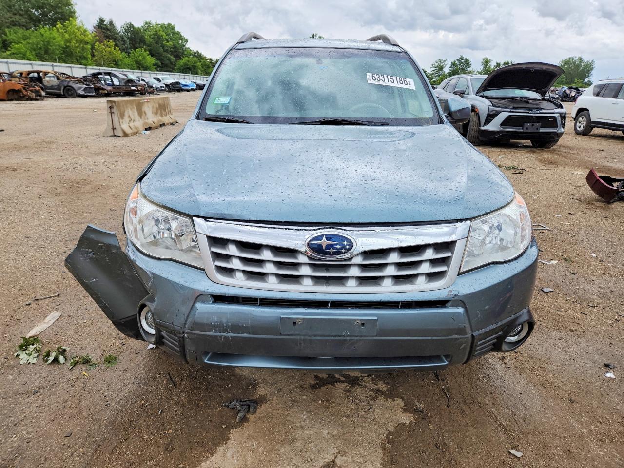 2011 Subaru Forester Limited Серый vin: JF2SHBEC1BH765837