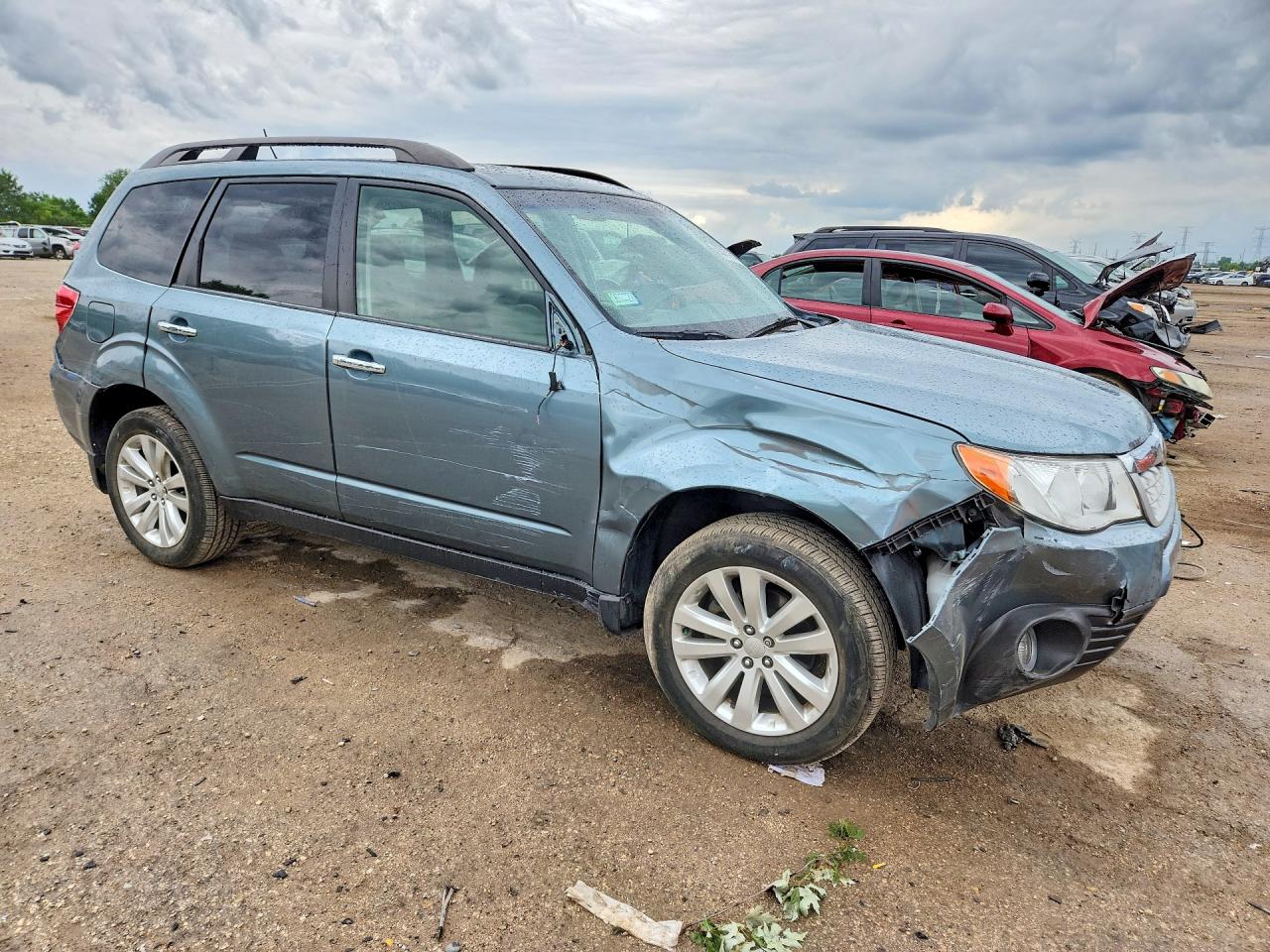 2011 Subaru Forester Limited Серый vin: JF2SHBEC1BH765837