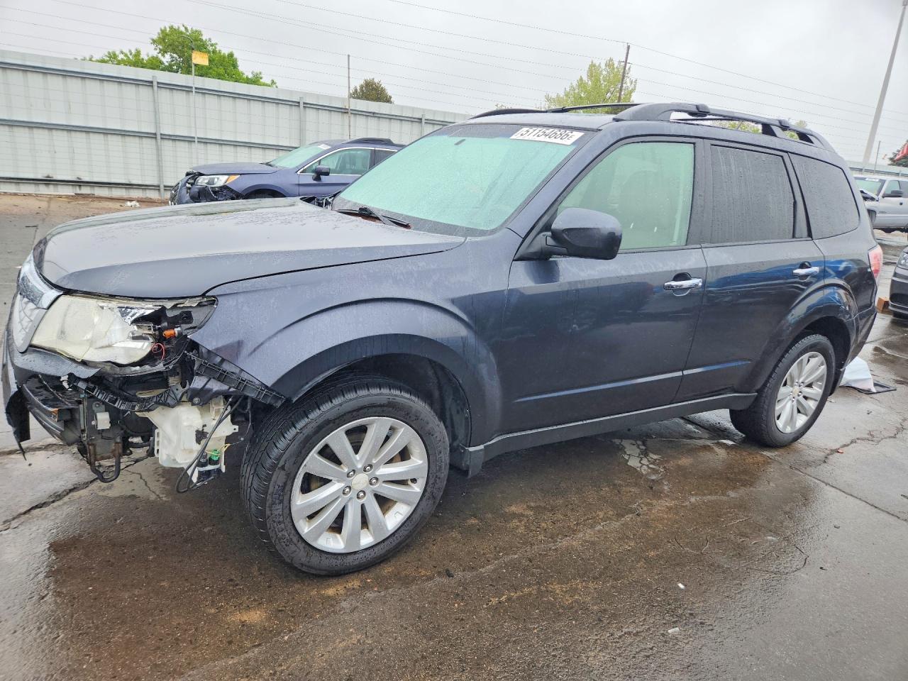 2011 Subaru Forester Limited Синий vin: JF2SHBEC6BH775487