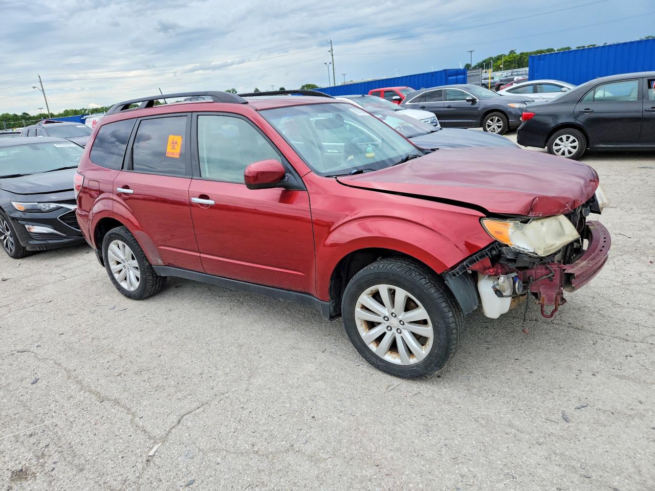 2011 Subaru Forester Limited Maroon vin: JF2SHBECXBH703515