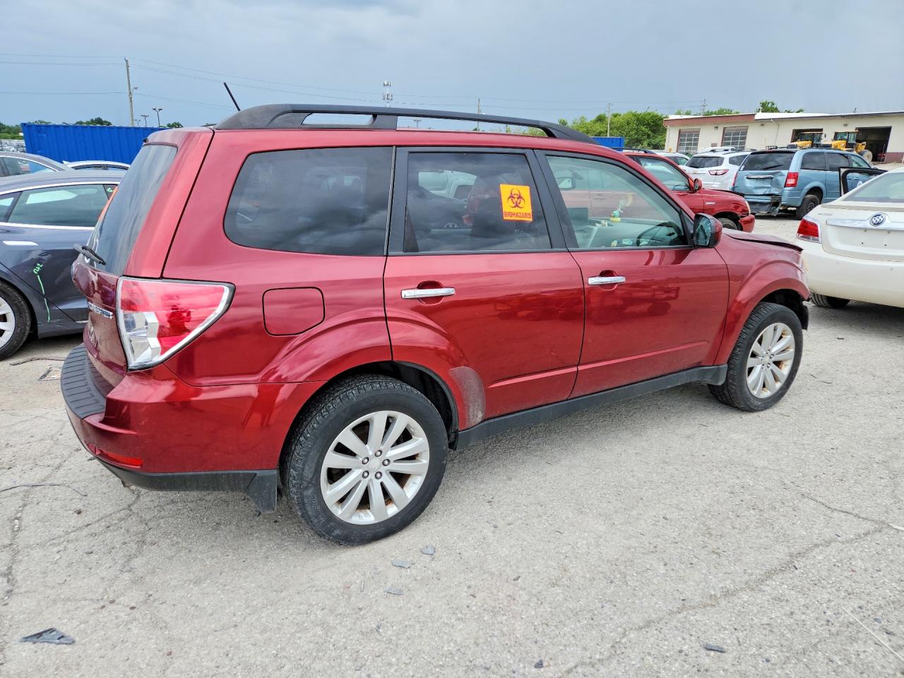2011 Subaru Forester Limited Maroon vin: JF2SHBECXBH703515