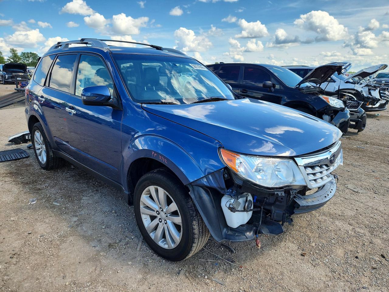 2011 Subaru Forester Touring Blue vin: JF2SHBGC6BH721944