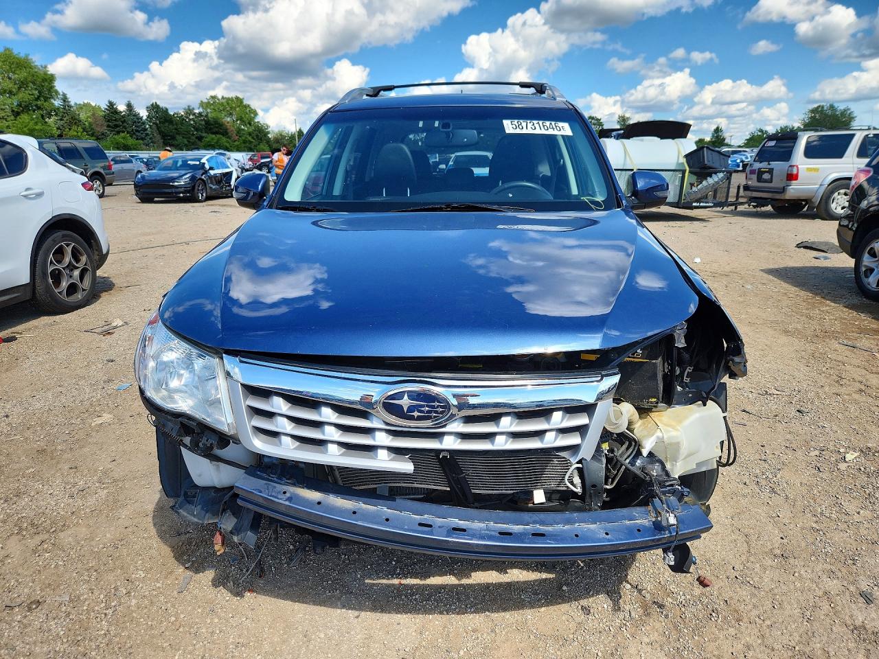 2011 Subaru Forester Touring Blue vin: JF2SHBGC6BH721944